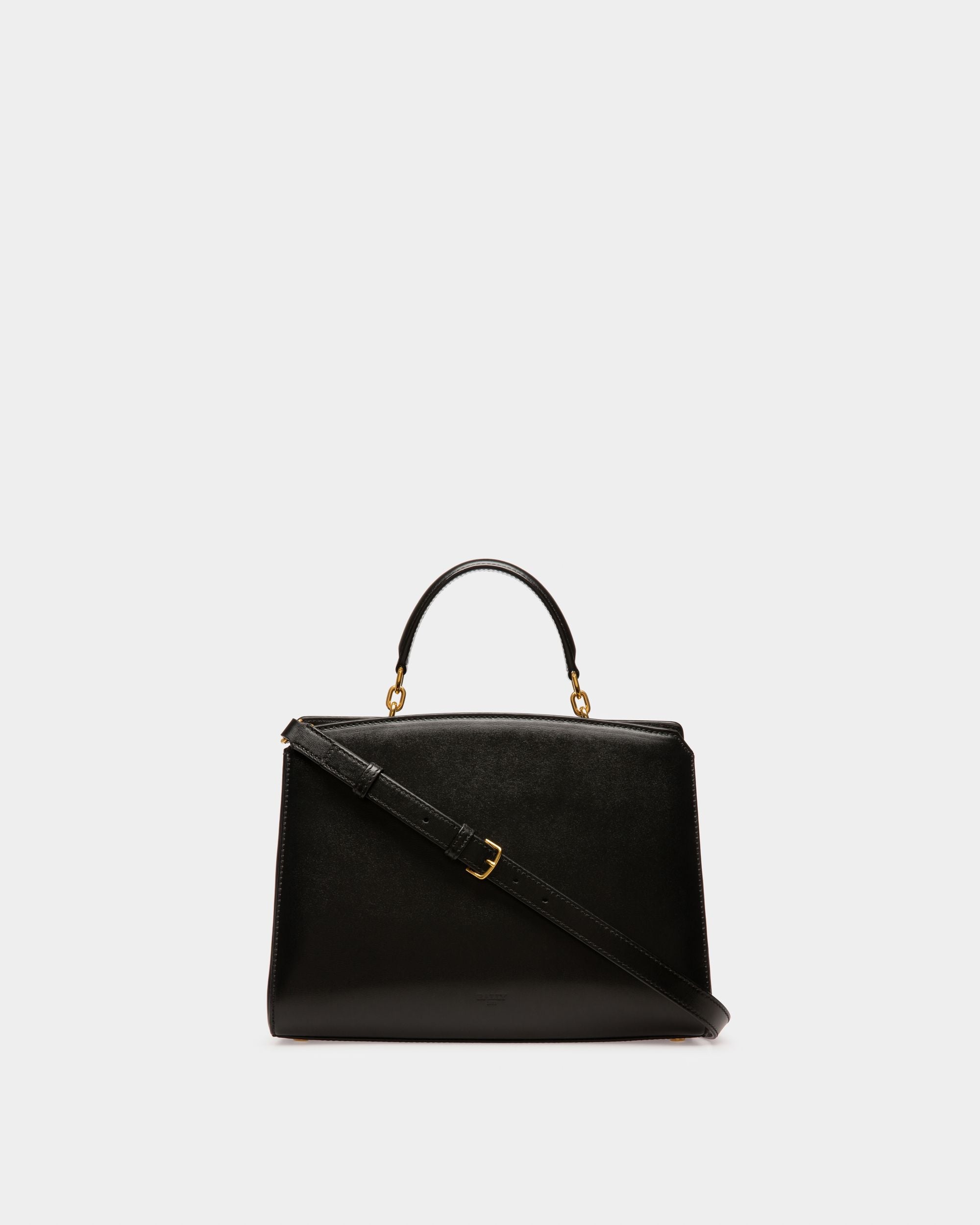 Bonnye Henkeltasche Aus Schwarzem Leder - Damen - Bally - 03
