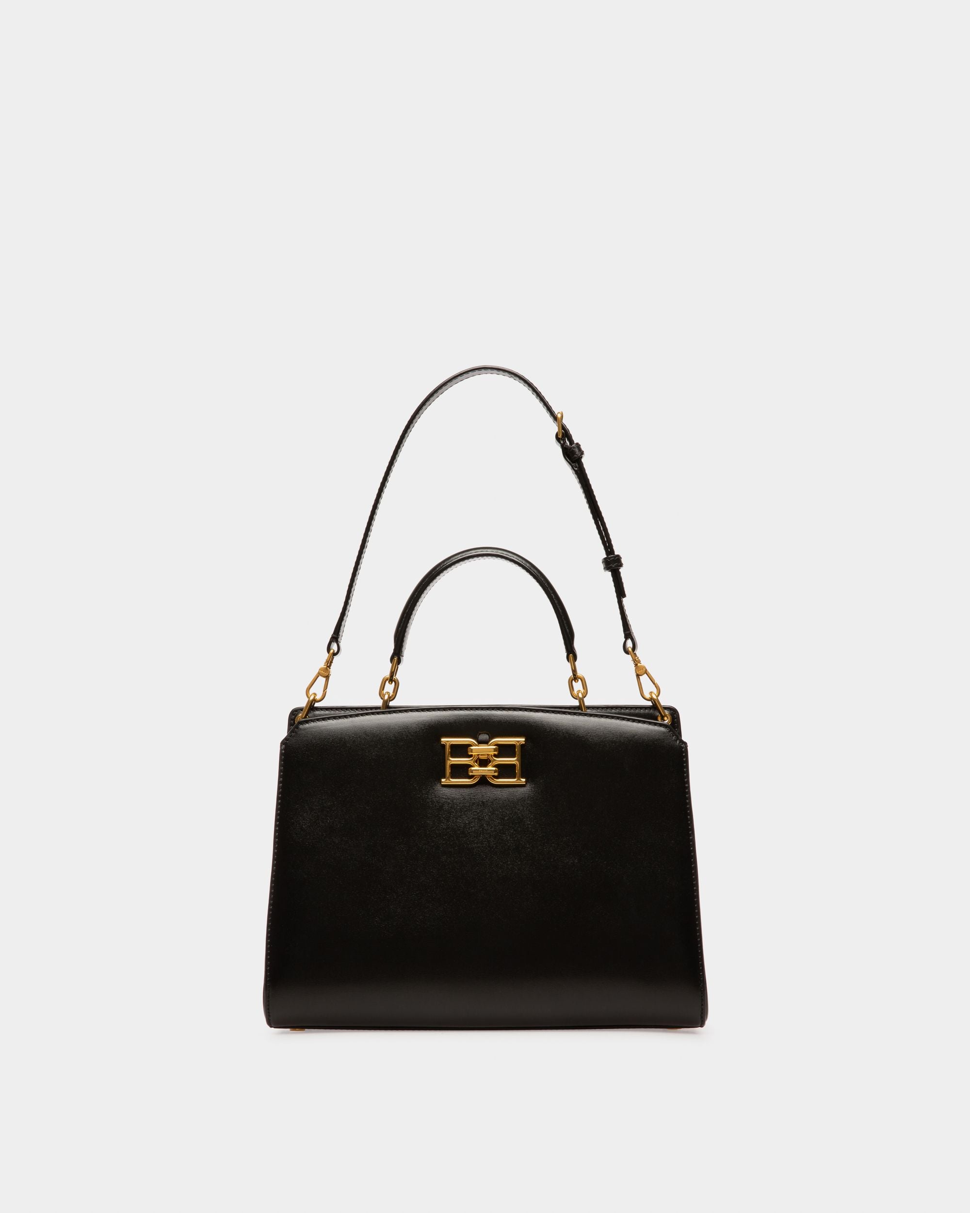 Bonnye Henkeltasche Aus Schwarzem Leder - Damen - Bally - 06