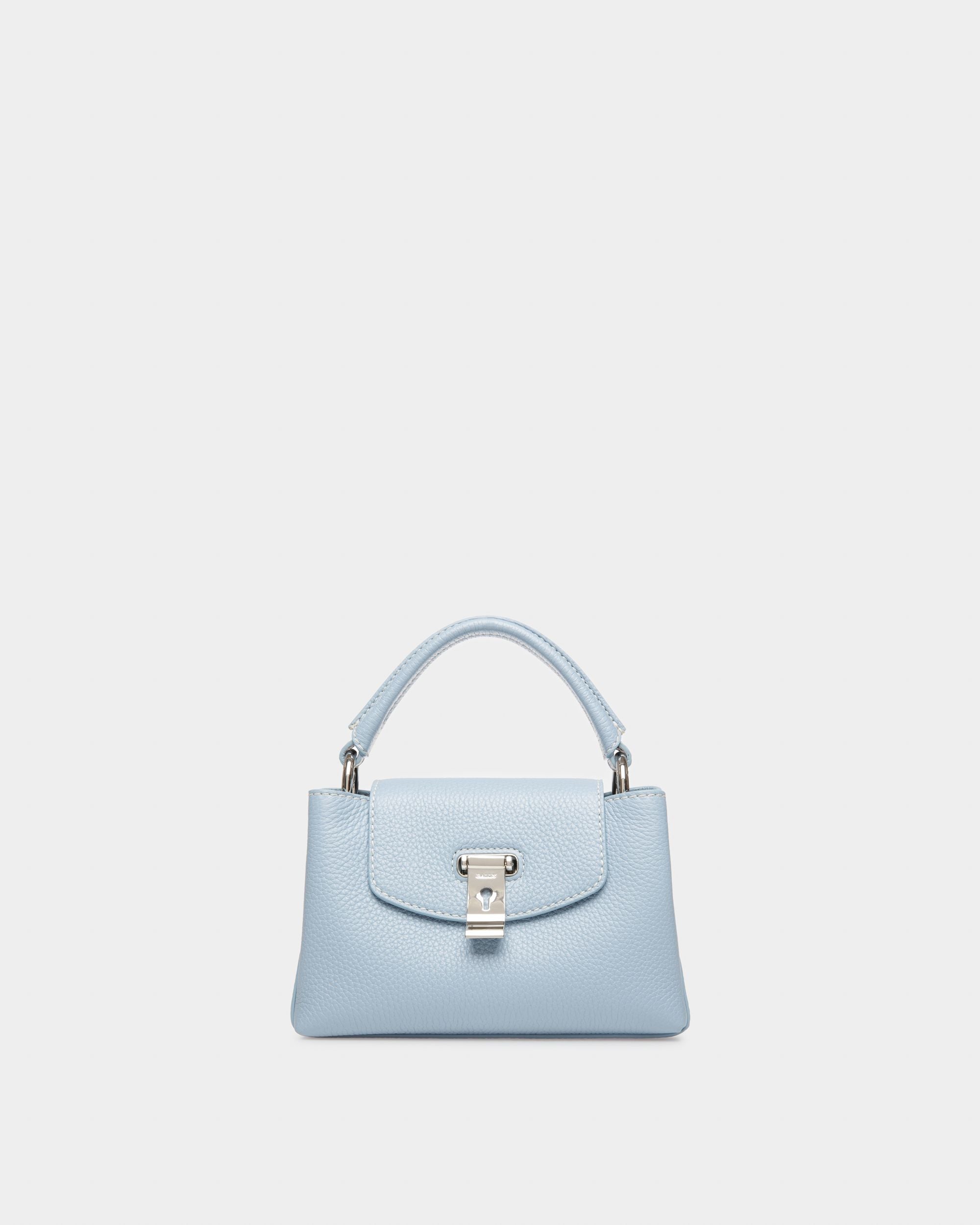 Layka Xs Mini Sac En Cuir Bleu Clair - Femme - Bally - 01