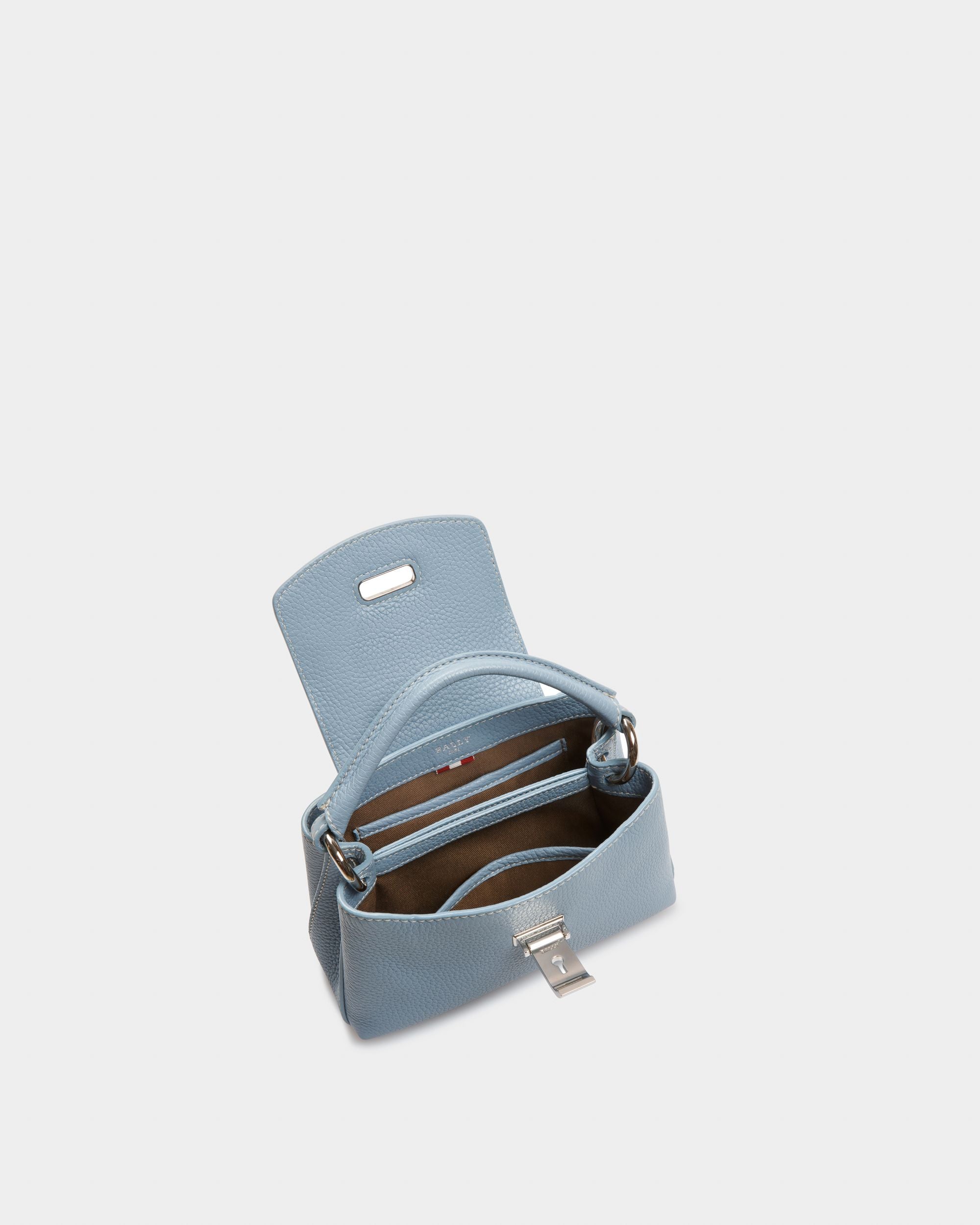Layka Xs Mini Sac En Cuir Bleu Clair - Femme - Bally - 04
