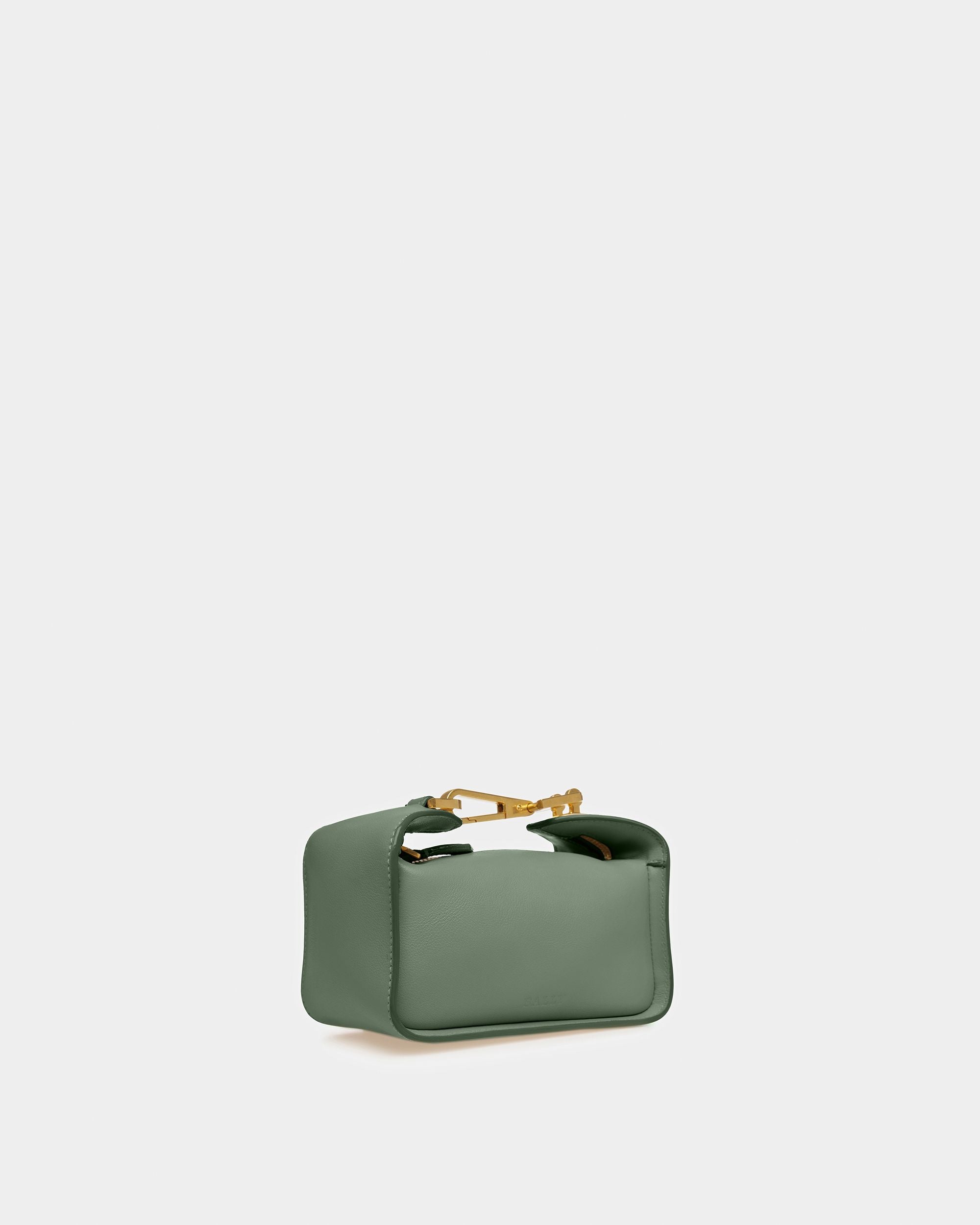 B-Hook XS Mini Sac En Cuir Vert Sauge - Femme - Bally - 06