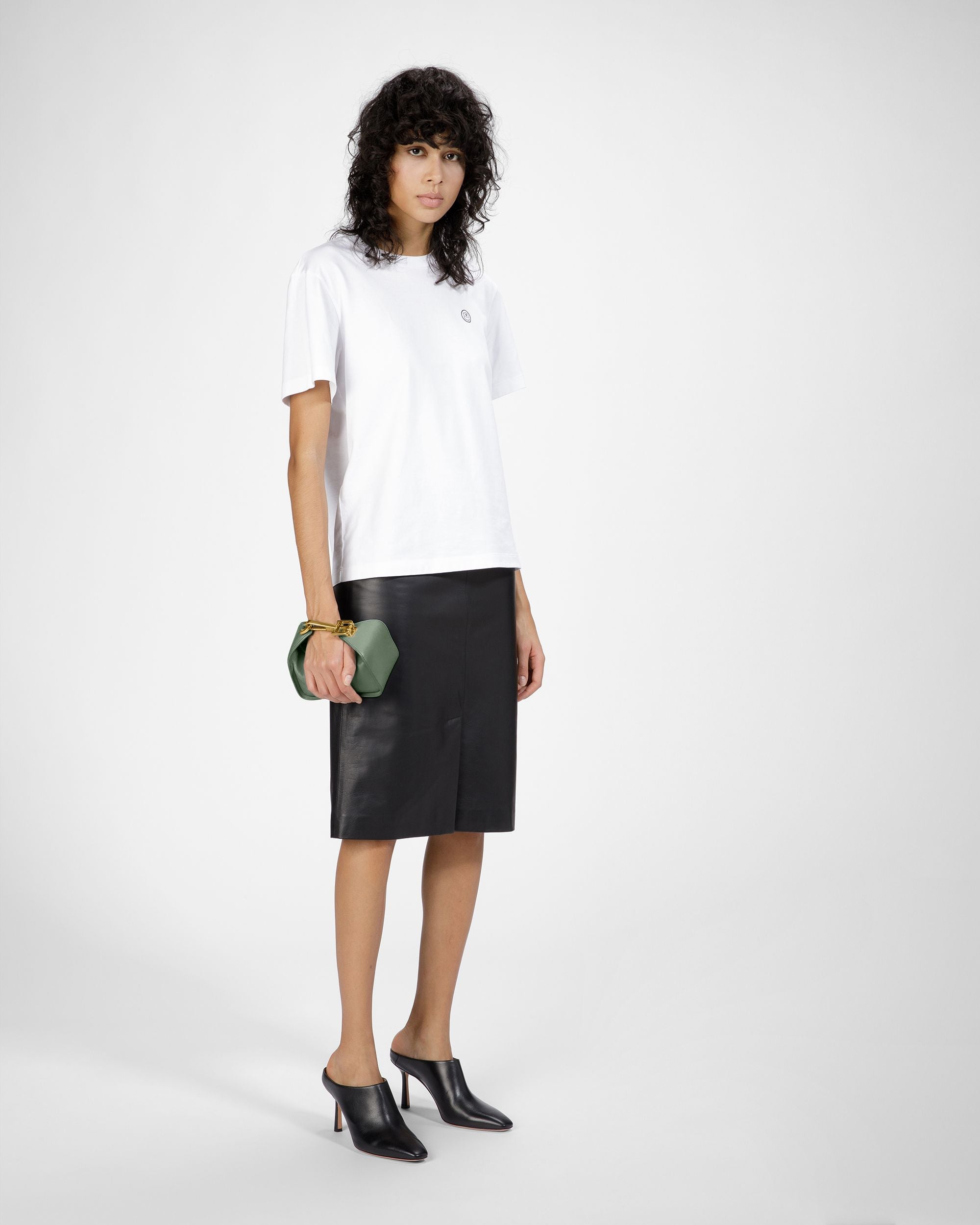 B-Hook XS Mini Sac En Cuir Vert Sauge - Femme - Bally - 10