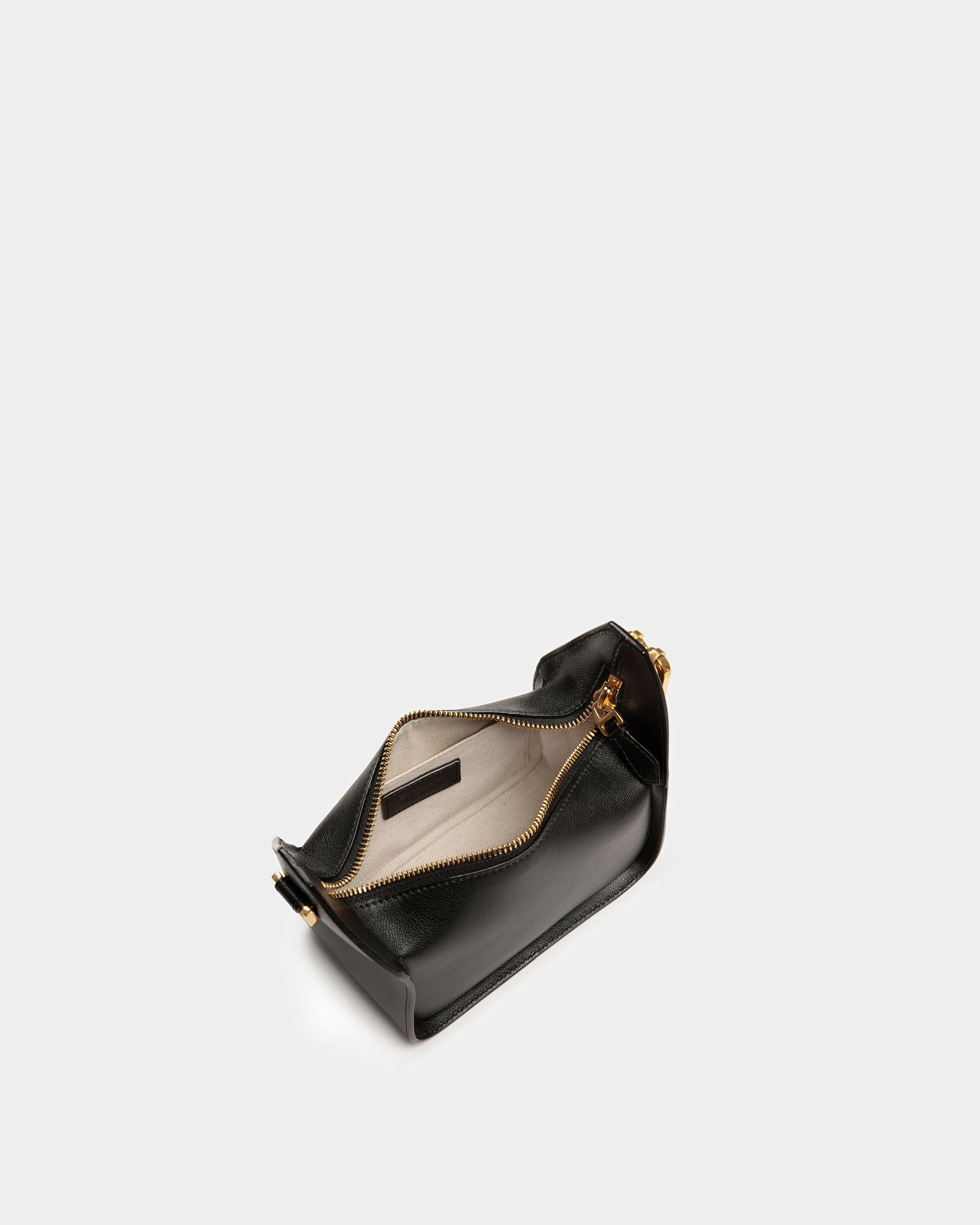 B-Hook XS Leder-Minibag In Schwarz - Damen - Bally - 04