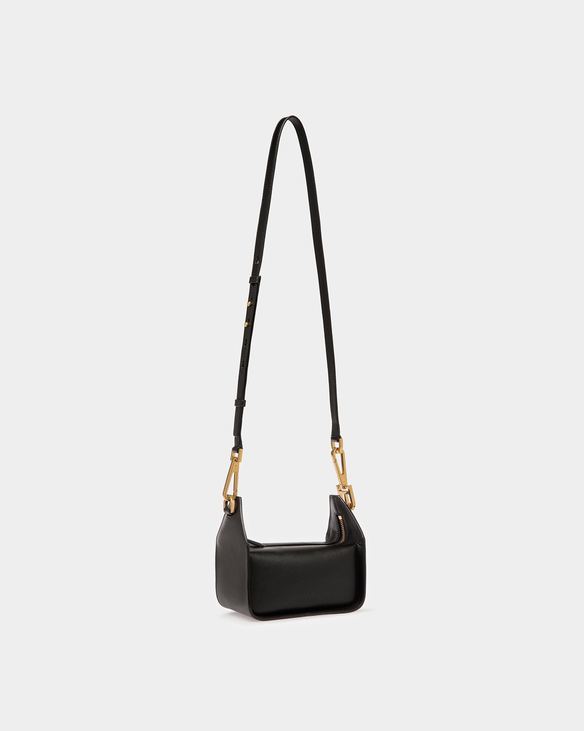 B-Hook XS Leder-Minibag In Schwarz - Damen - Bally - 05