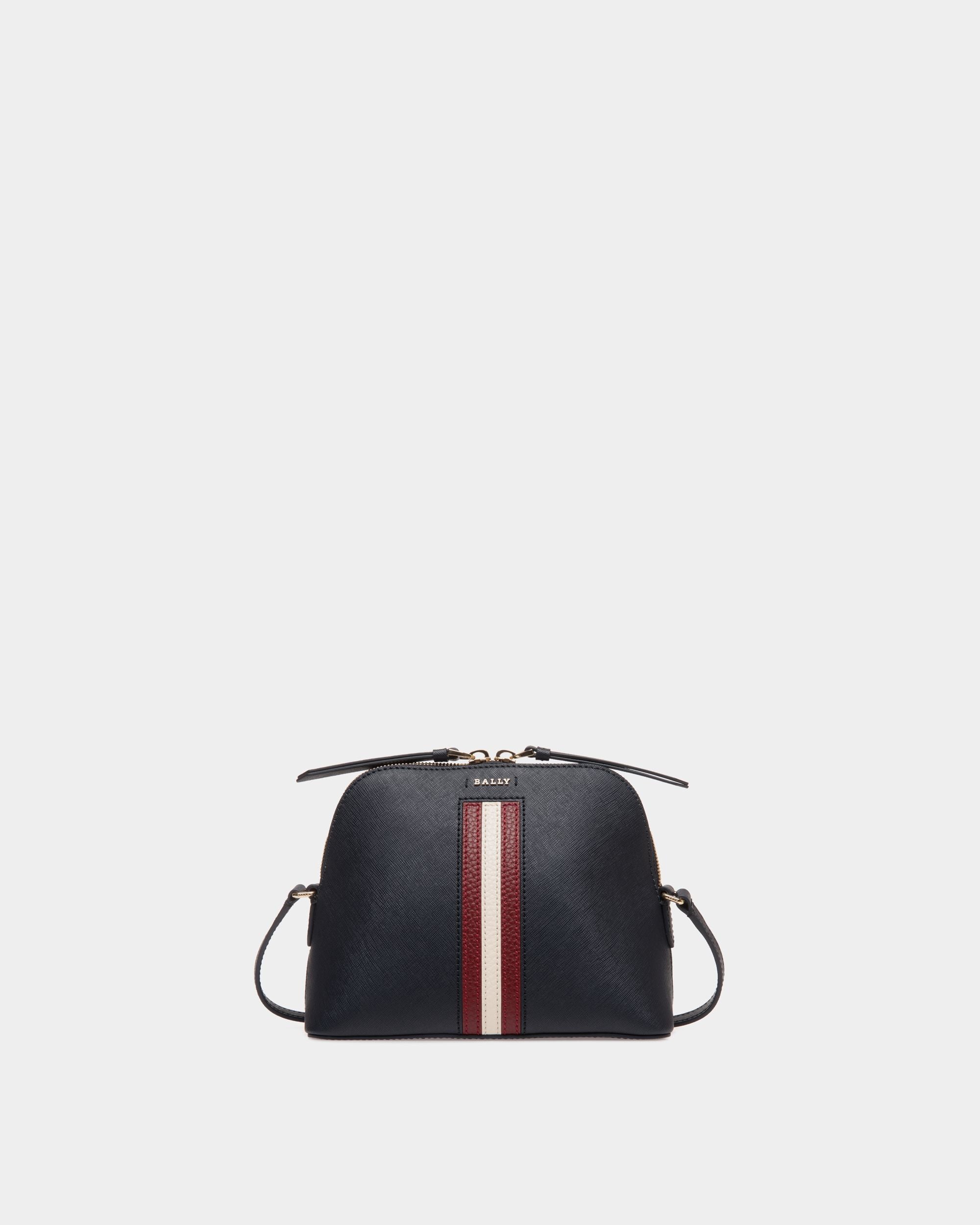 Minibag In Blue Bovine Split - Women's - Bally - 01