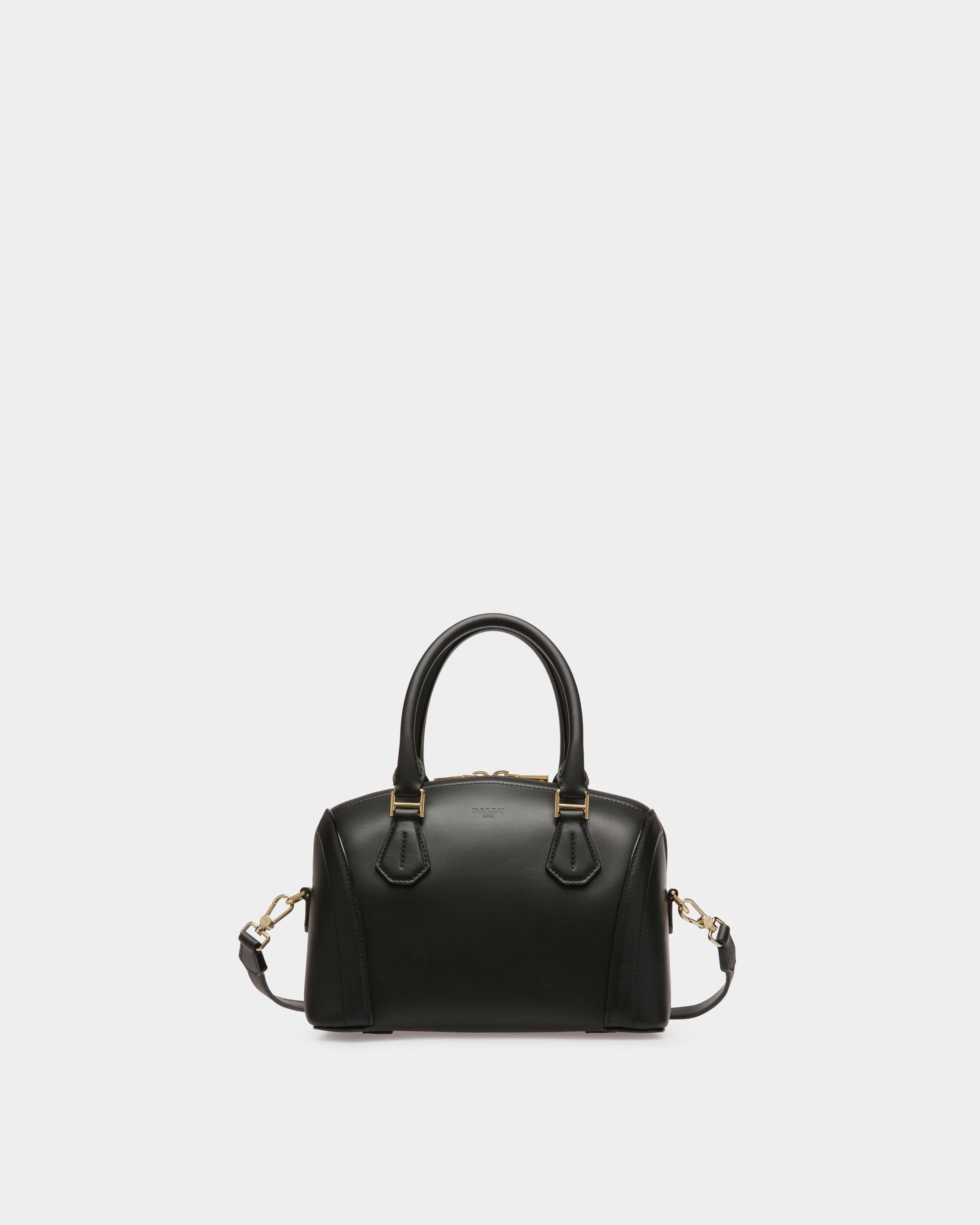 Saffi Small Mini Borsa In Pelle Nera - Donna - Bally - 01