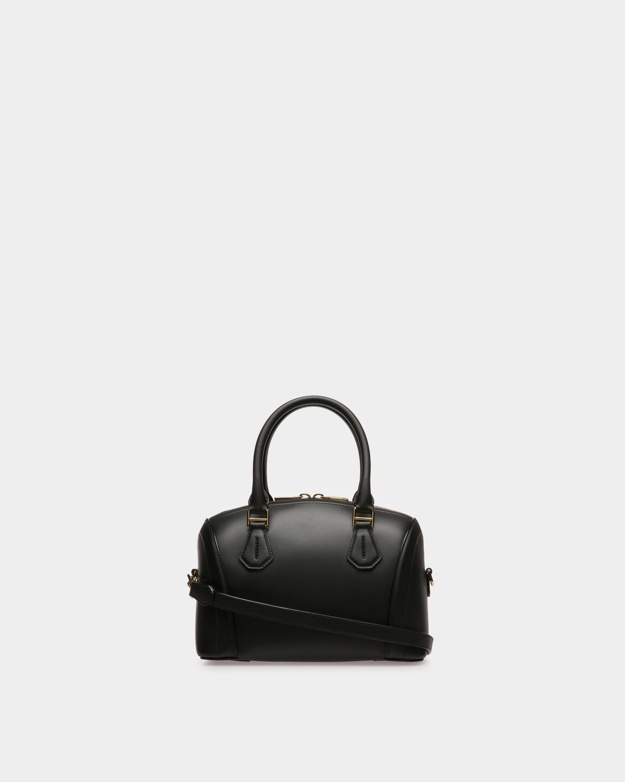 Saffi Small Mini Borsa In Pelle Nera - Donna - Bally - 02