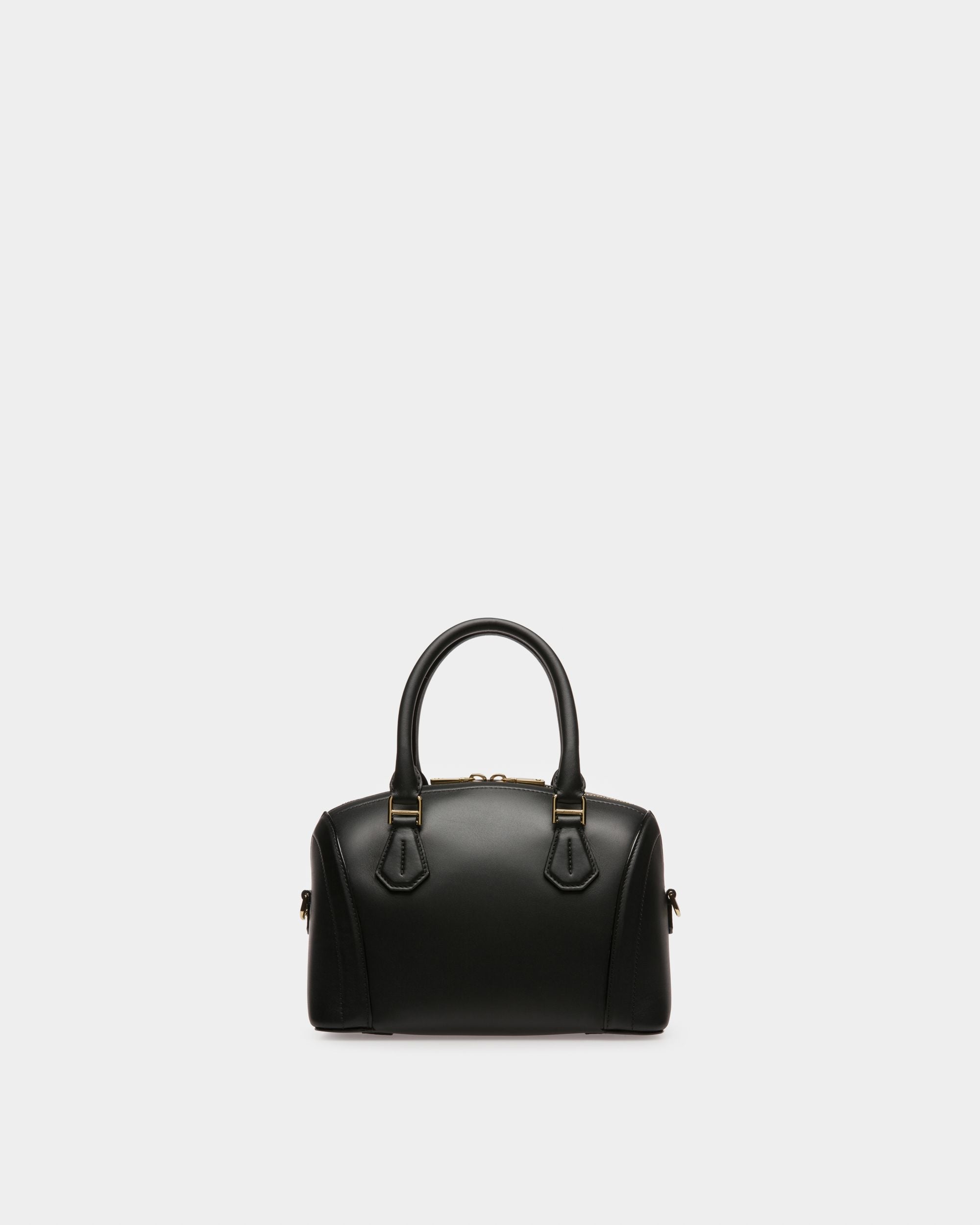 Saffi Small Mini Borsa In Pelle Nera - Donna - Bally - 06
