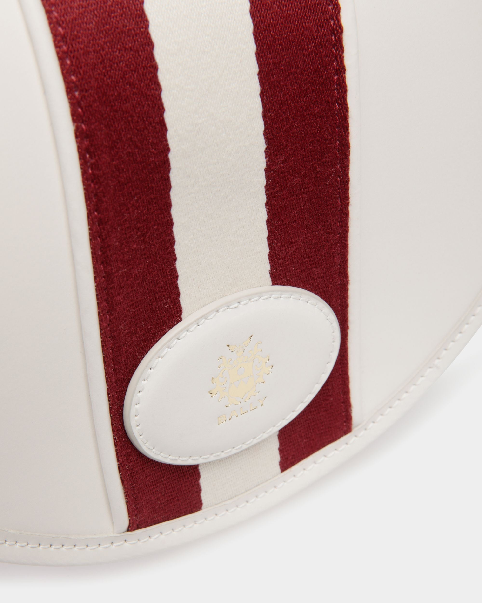 Signature Minibag In White  Leather - Women's - Bally - 04