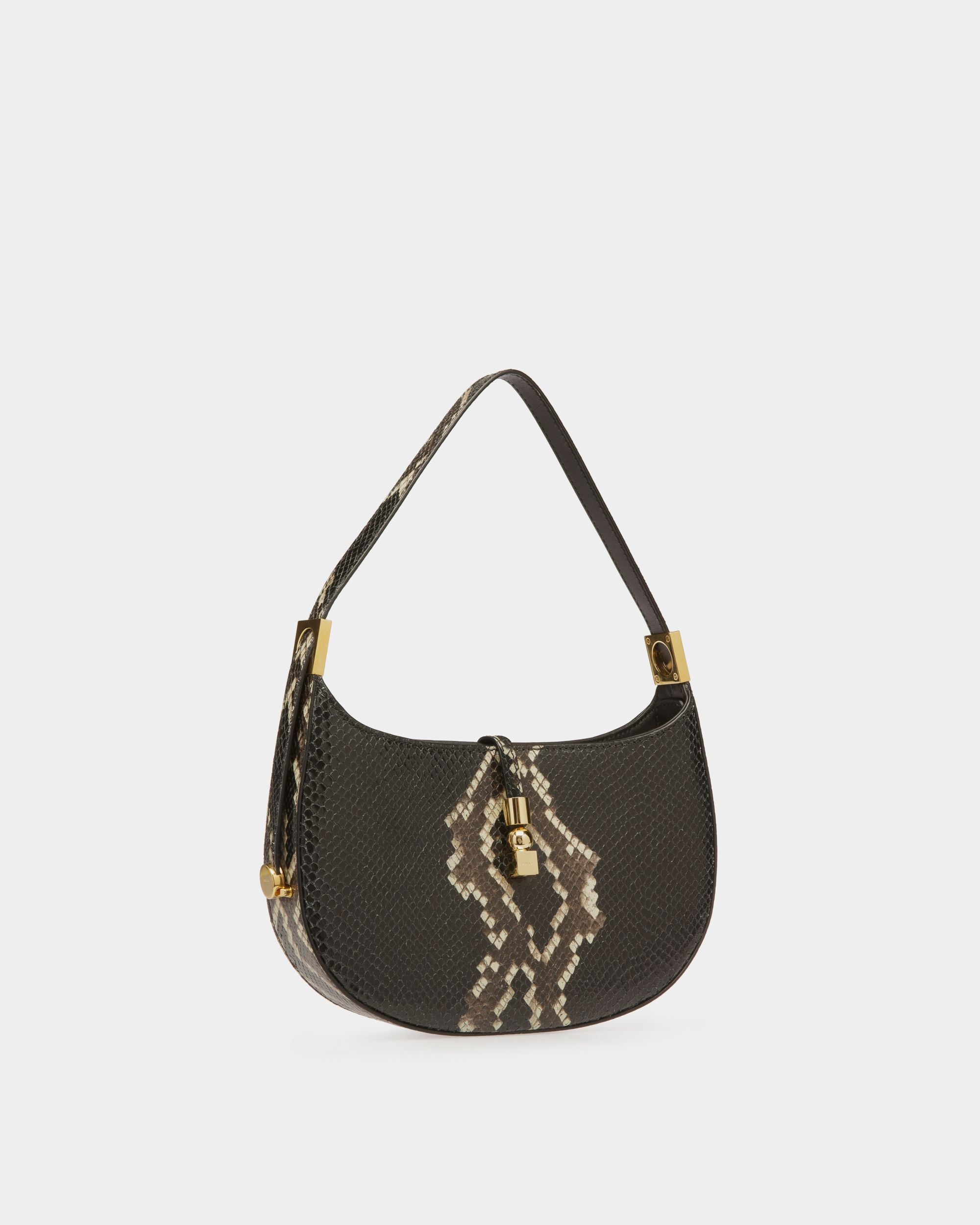 Block Schultertasche Mit Python-Print - Damen - Bally - 04