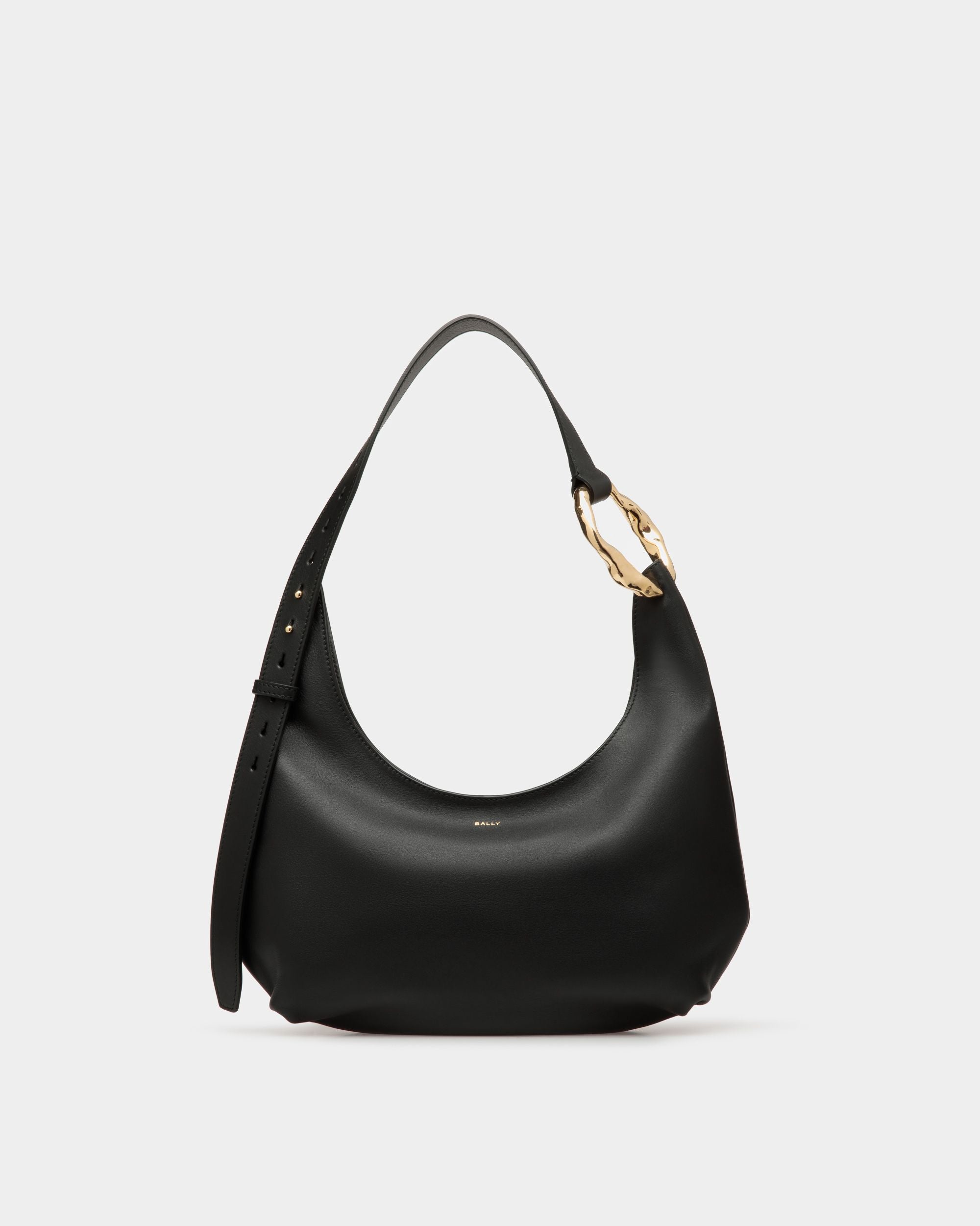 Baroque Hobo-Tasche Aus Leder in Schwarz - Damen - Bally - 01