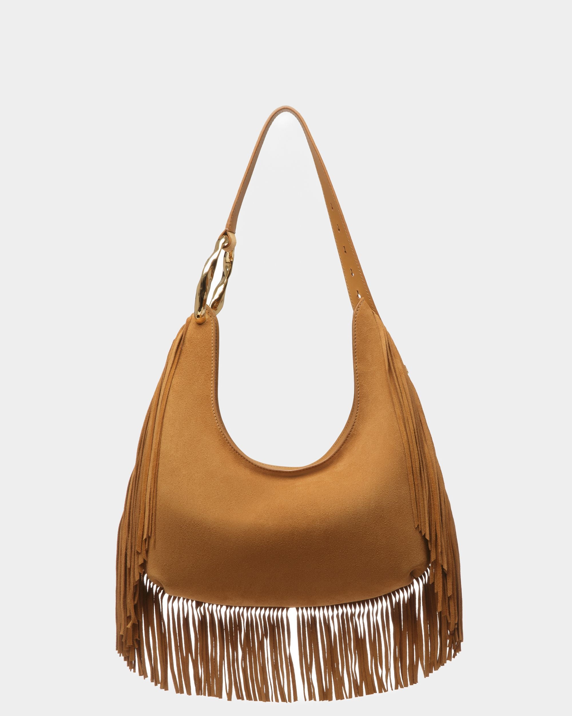 Baroque Hobo-Tasche Aus Leder in Desert - Damen - Bally - 03