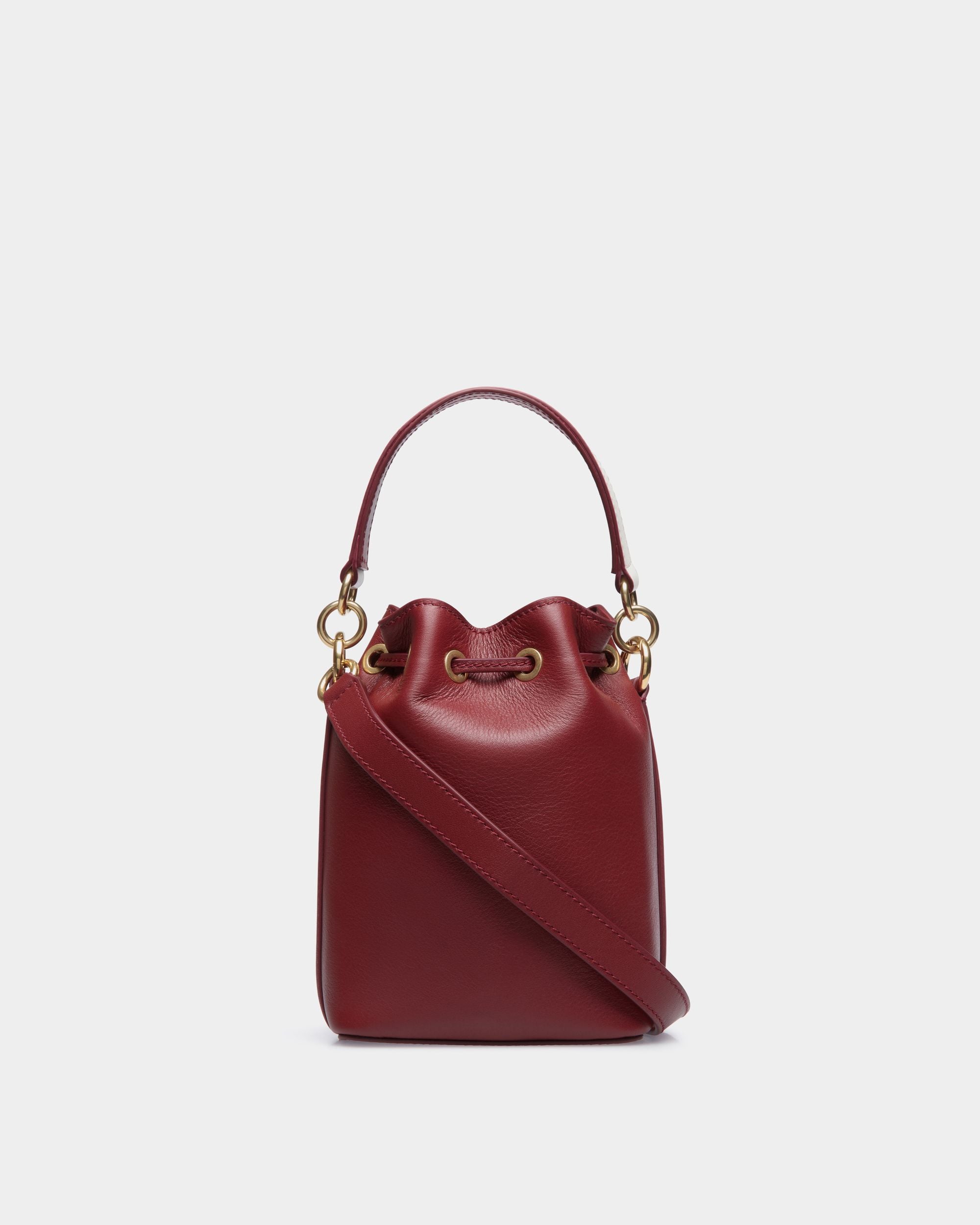 Code Bucket In Red Bovine - Femme - Bally - 02