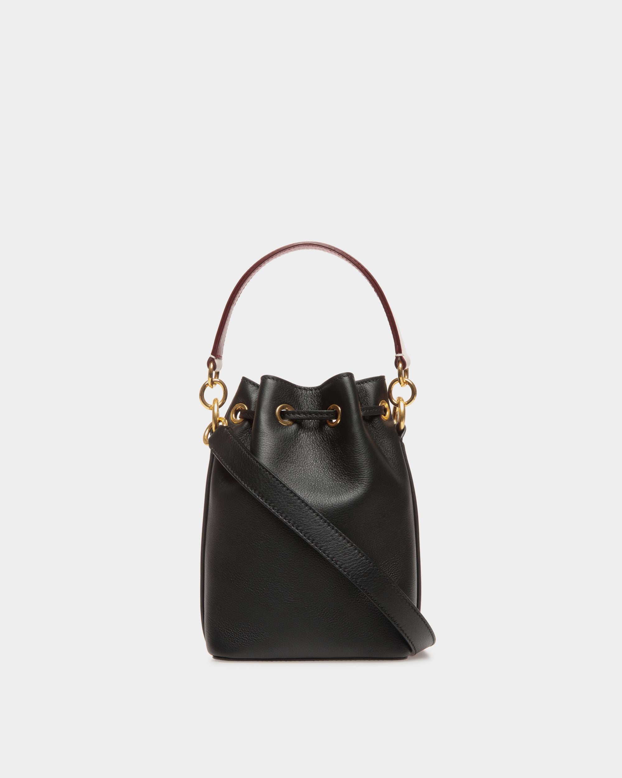 Code Mini-Beuteltasche Aus Leder In Schwarz - Women's - Bally - 03