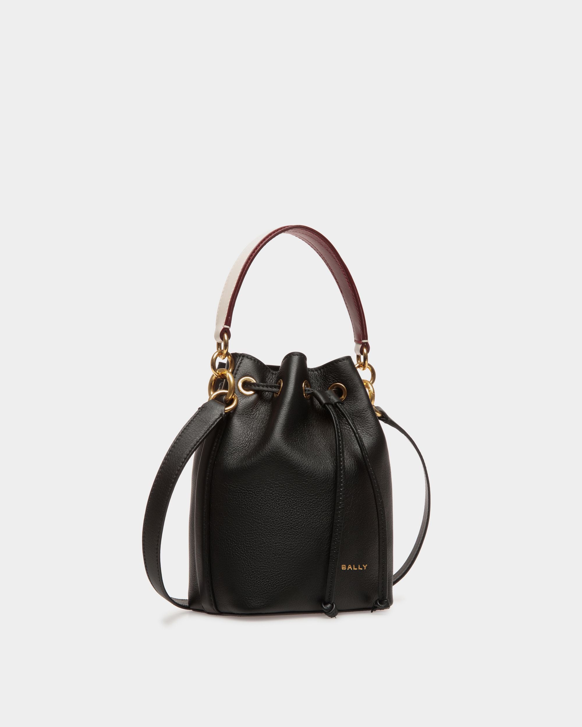 Code Mini-Beuteltasche Aus Leder In Schwarz - Women's - Bally - 04