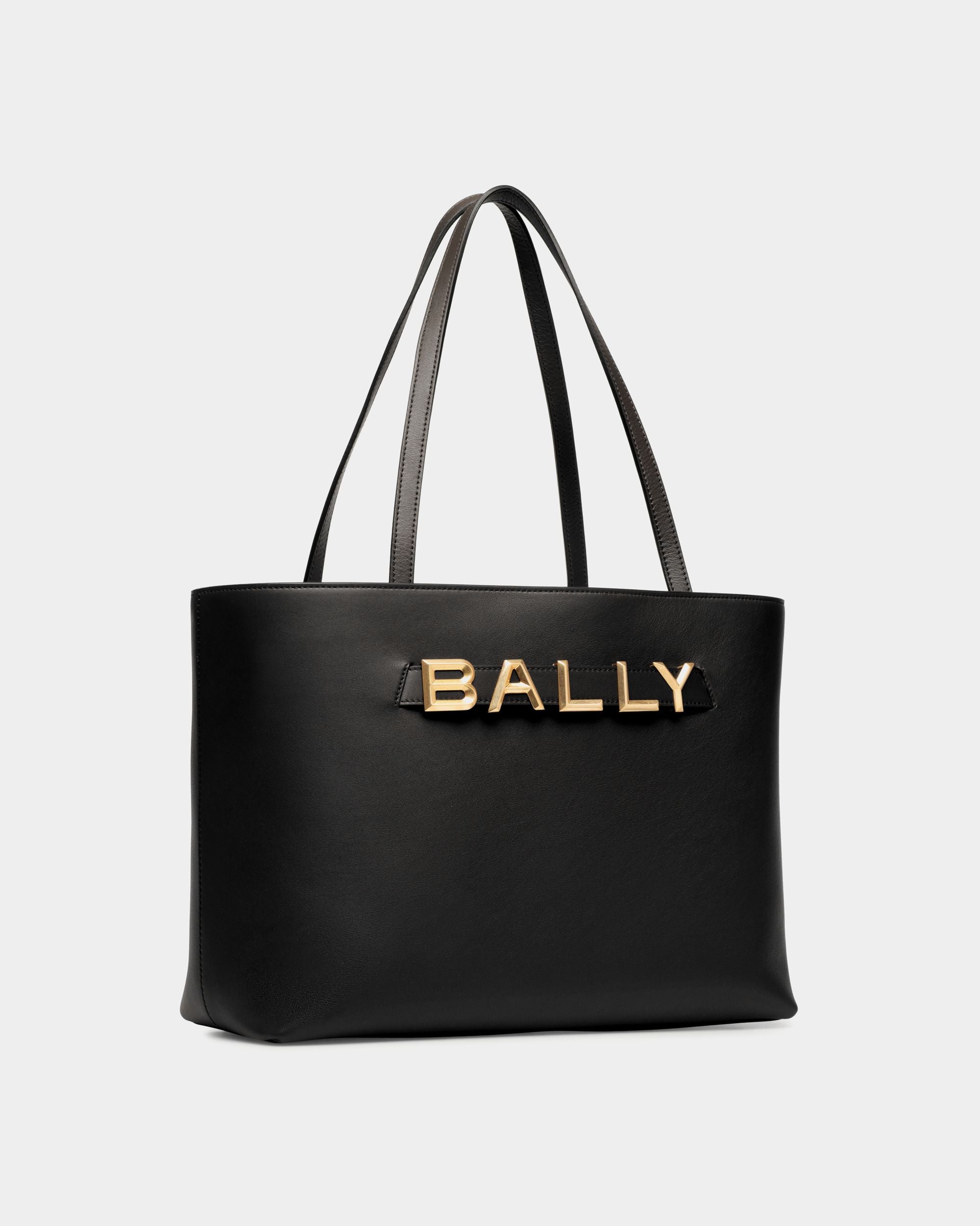 Tote Bag Bally Spell In Pelle Nera - Donna - Bally - 03