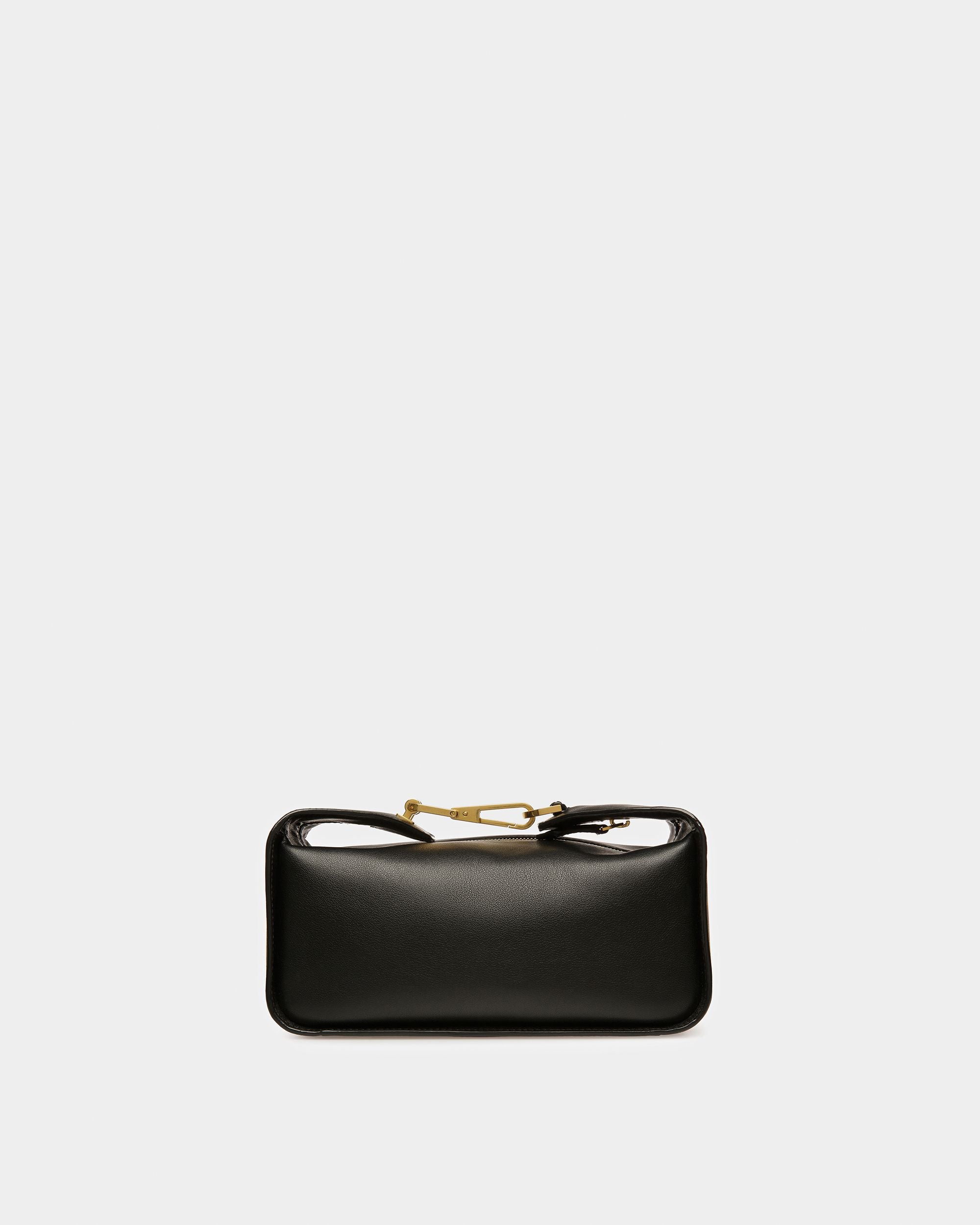 B-Hook Schultertasche Aus Leder In Schwarz - Damen - Bally - 03