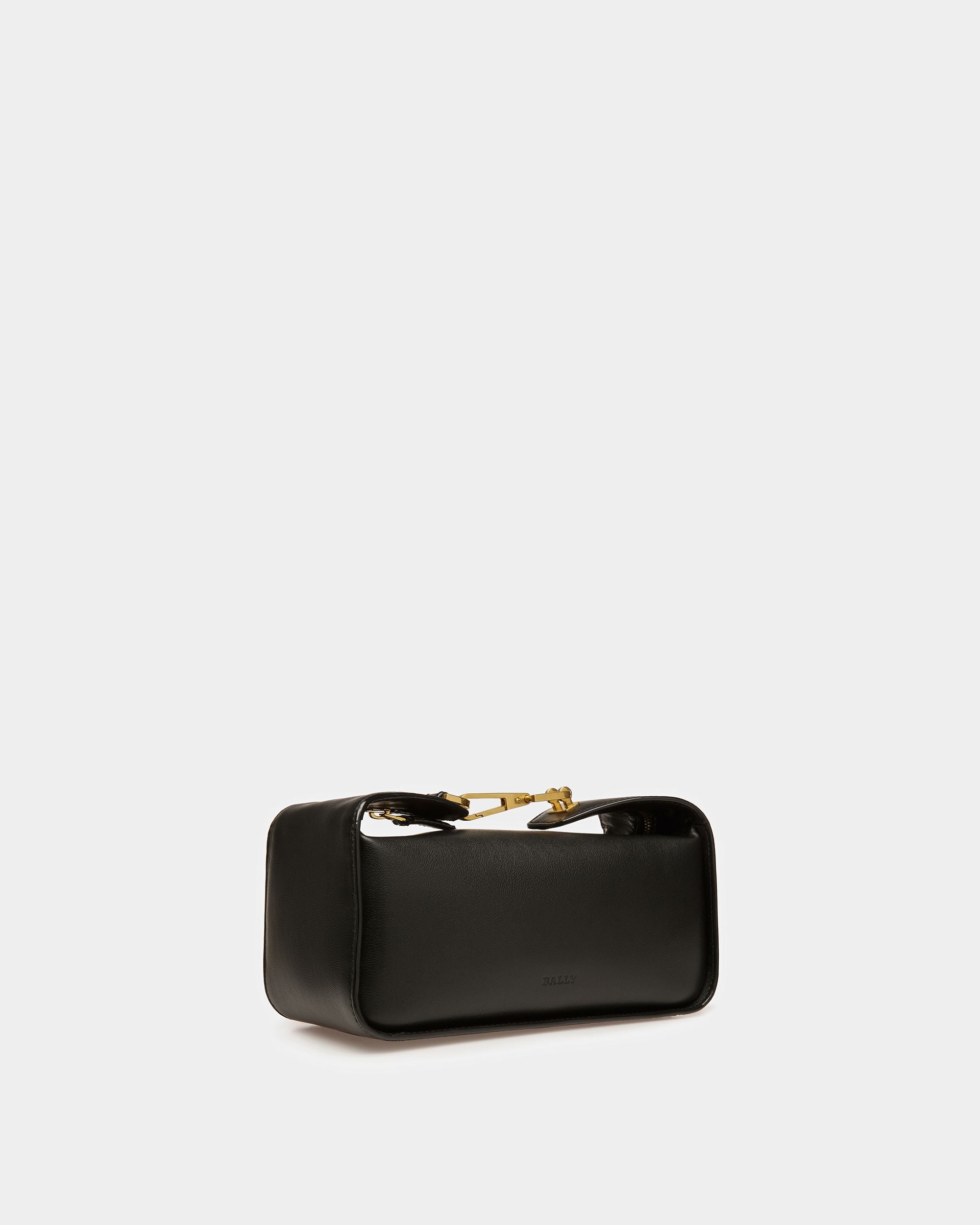 B-Hook Schultertasche Aus Leder In Schwarz - Damen - Bally - 07