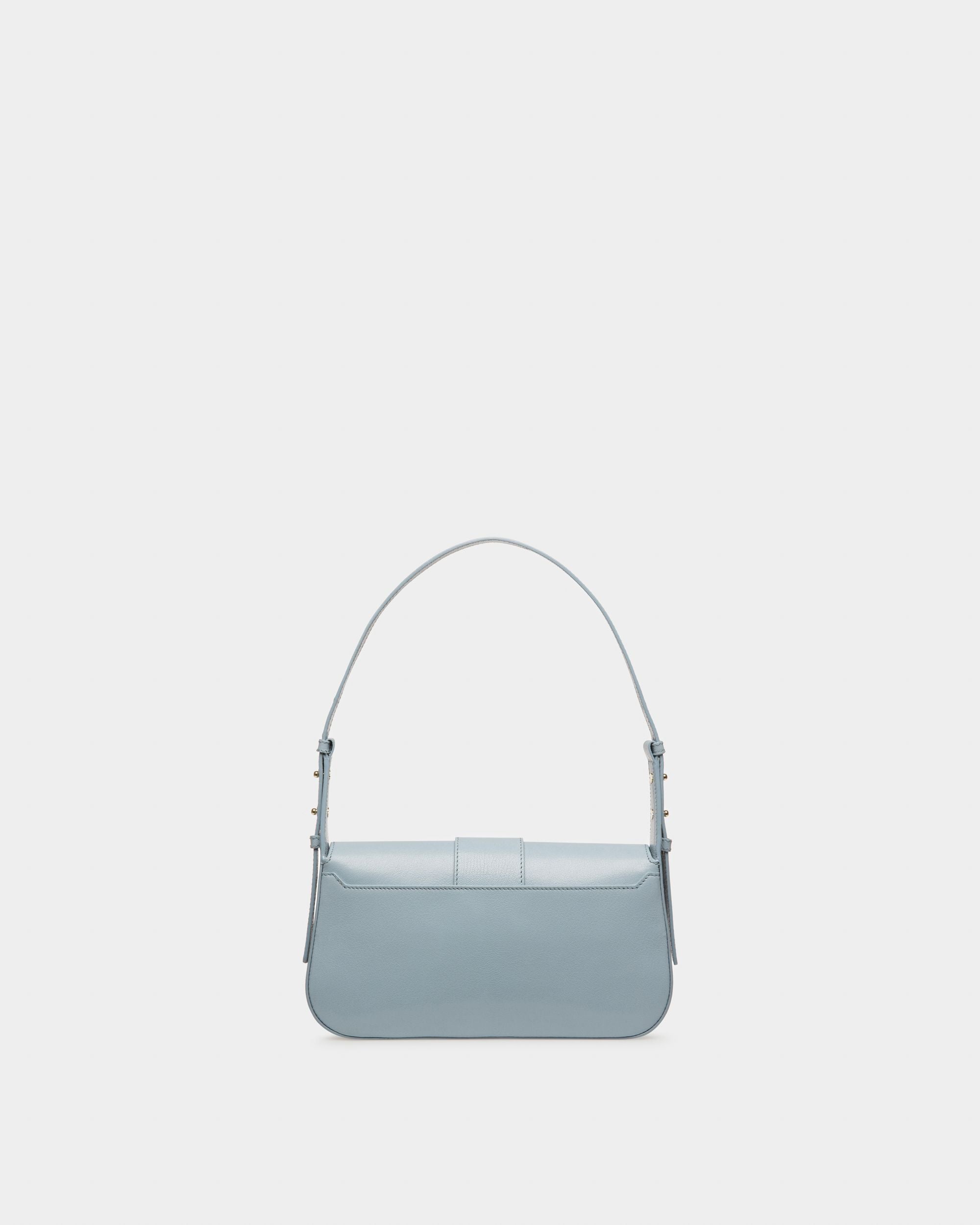 Jadha Borsa A Spalla In Pelle Azzurra - Donna - Bally - 03