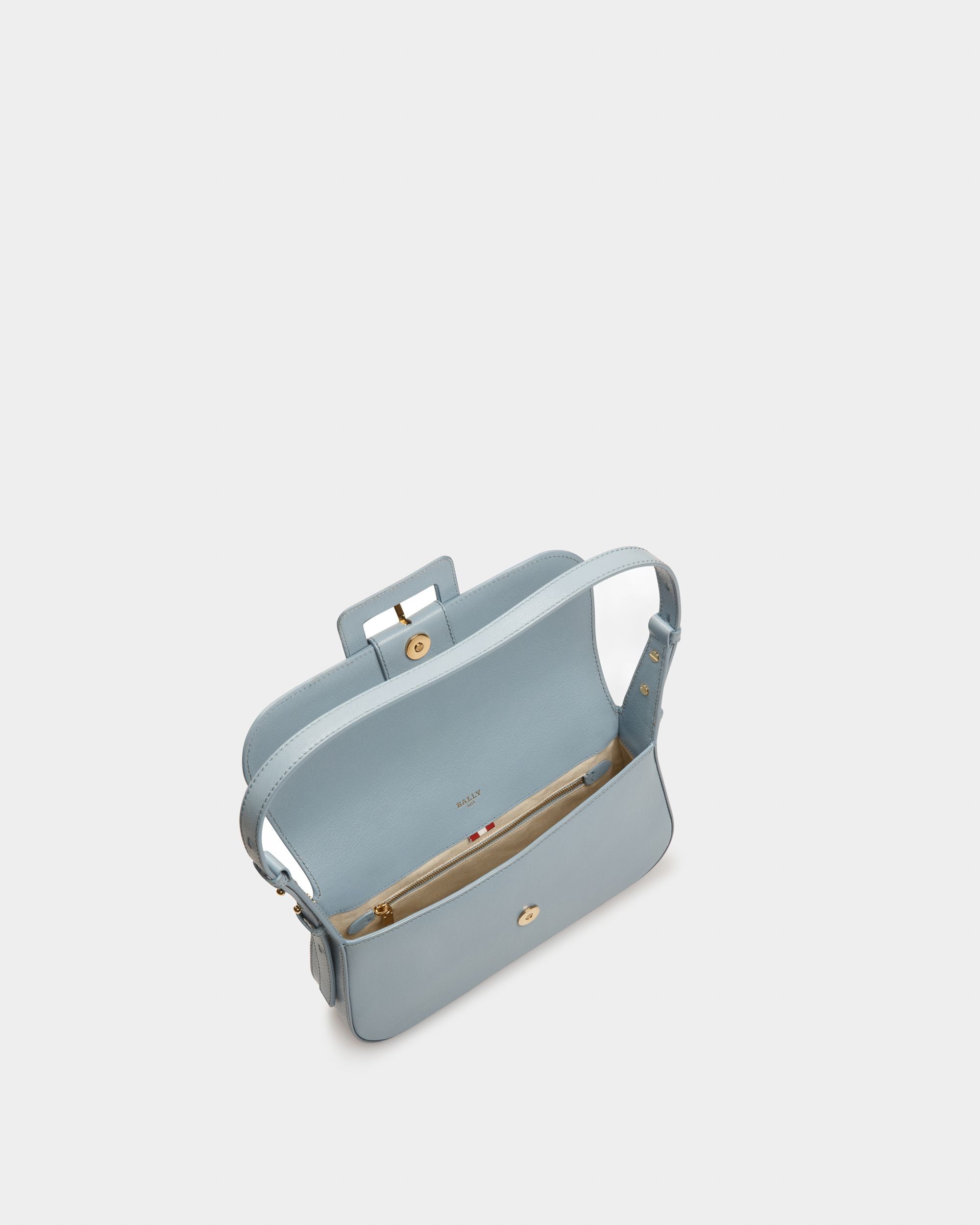 Jadha Borsa A Spalla In Pelle Azzurra - Donna - Bally - 04