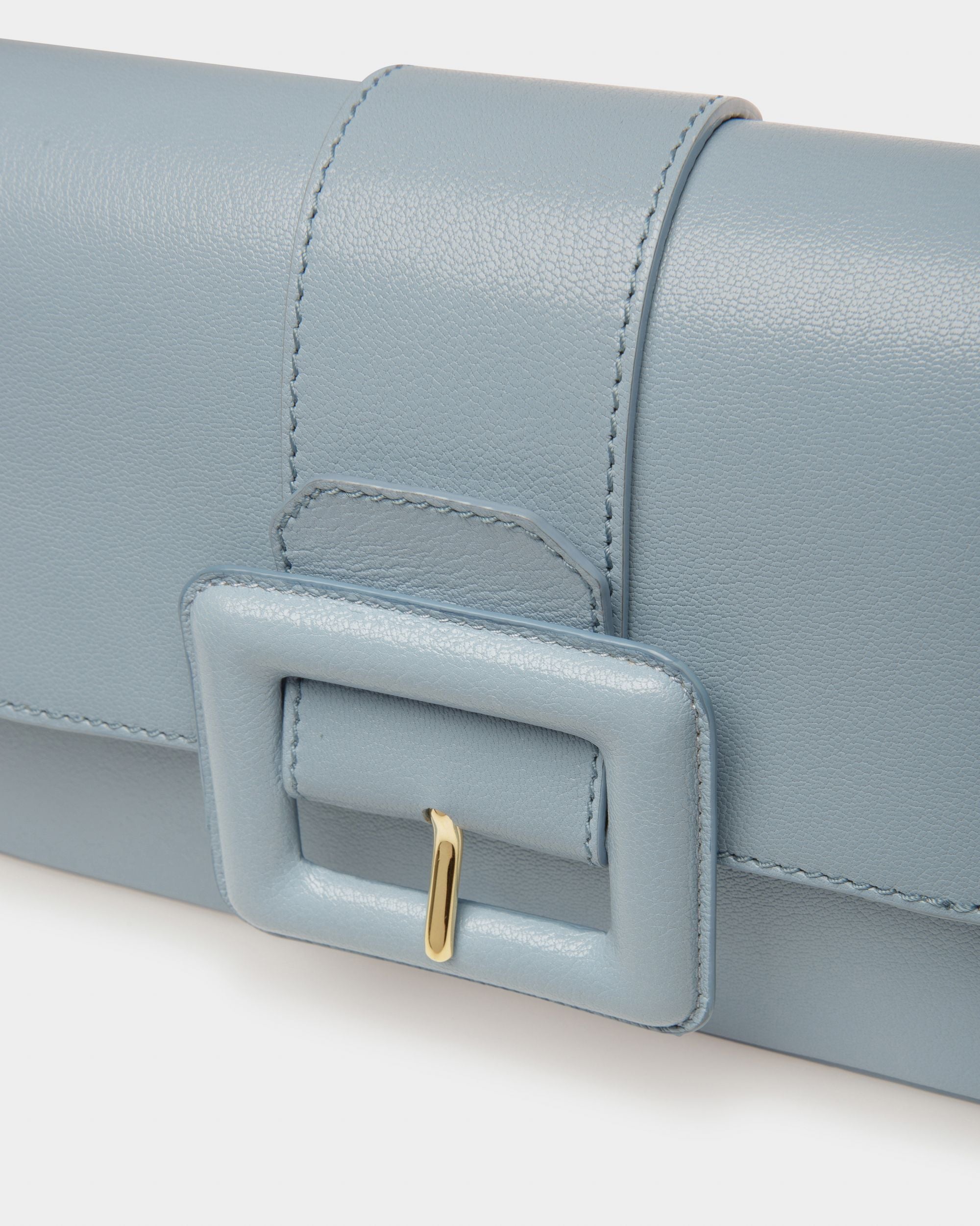 Jadha Borsa A Spalla In Pelle Azzurra - Donna - Bally - 05