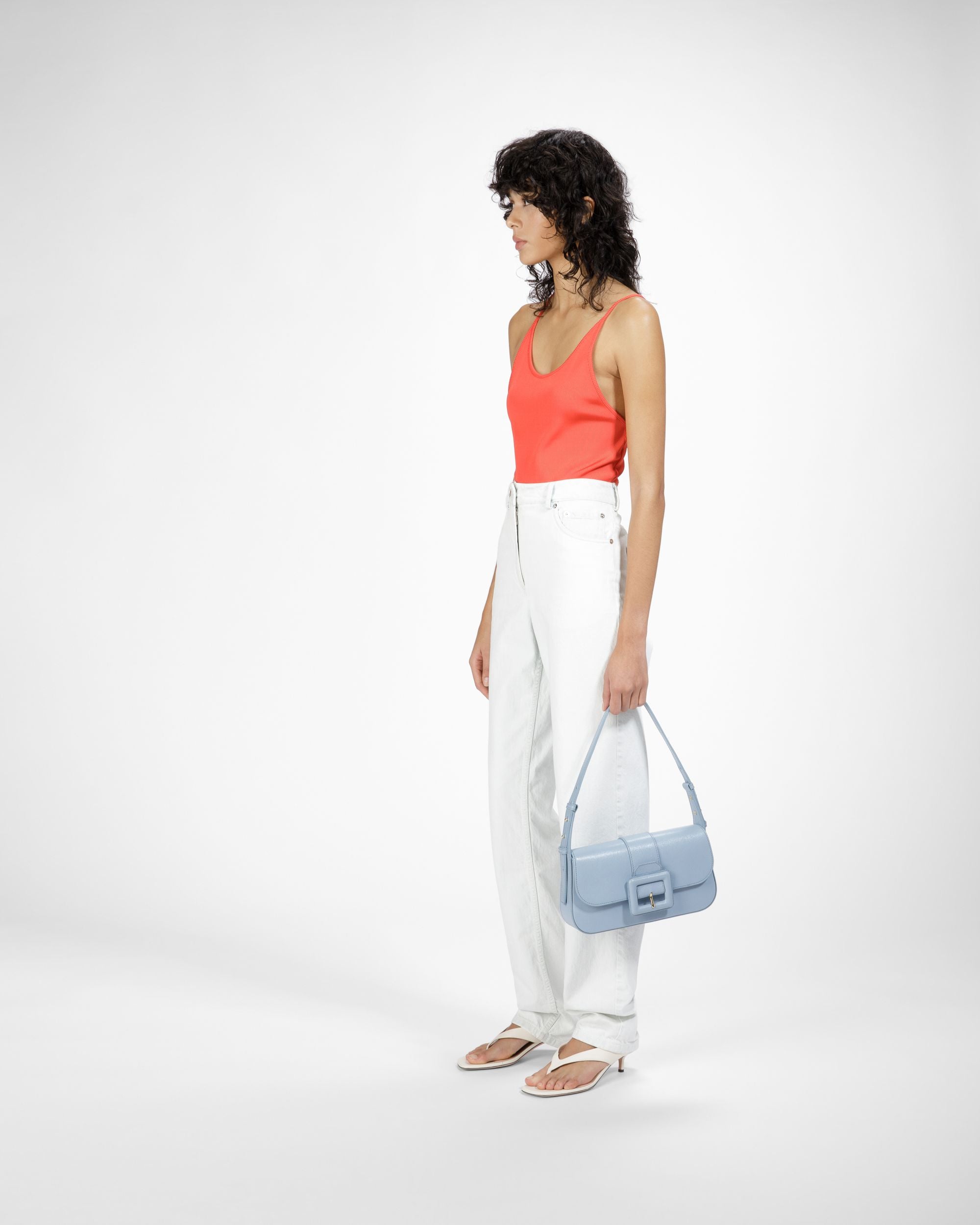 Jadha Borsa A Spalla In Pelle Azzurra - Donna - Bally - 07