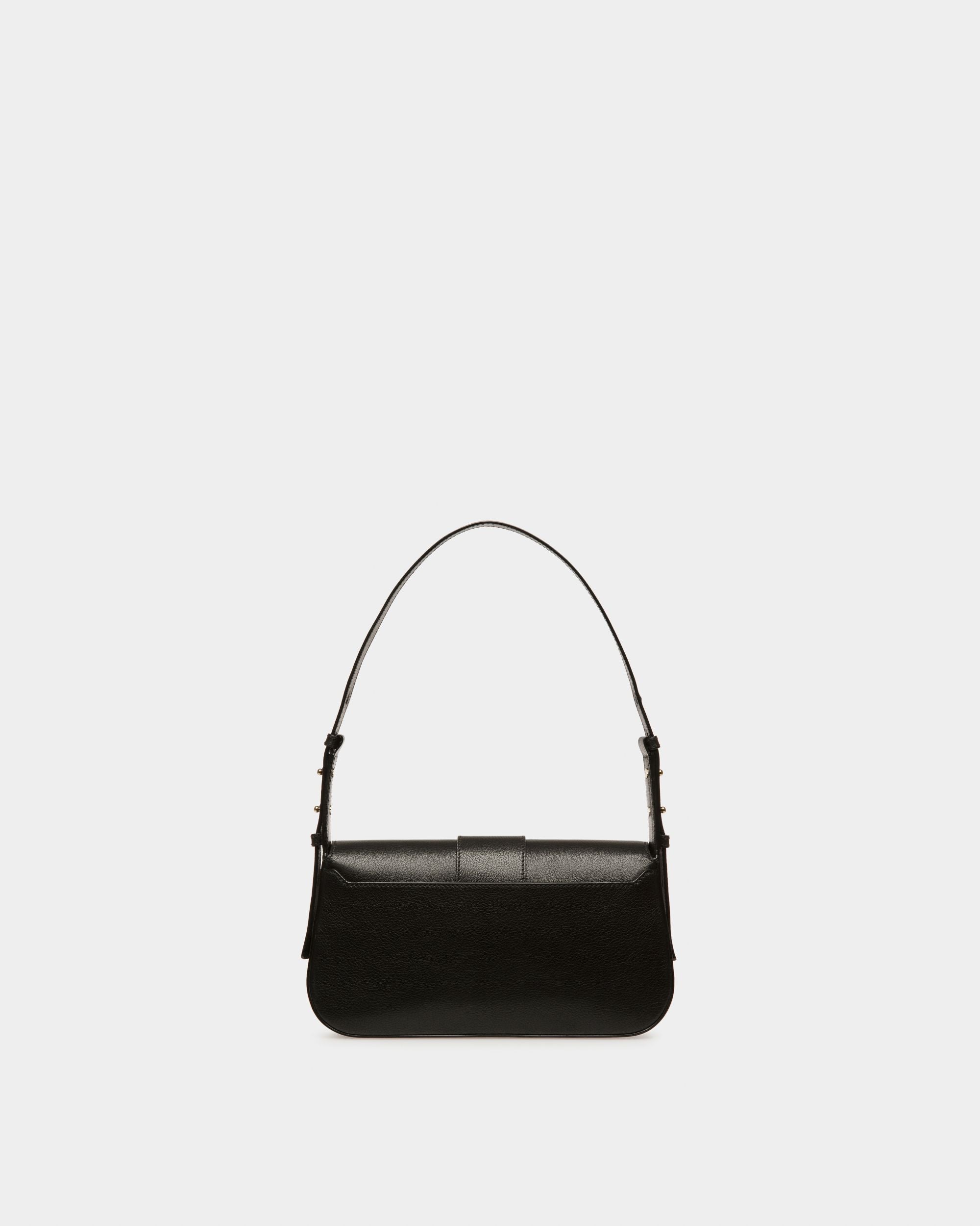 Jadha Sac Porté Épaule En Cuir Noir - Femme - Bally - 03