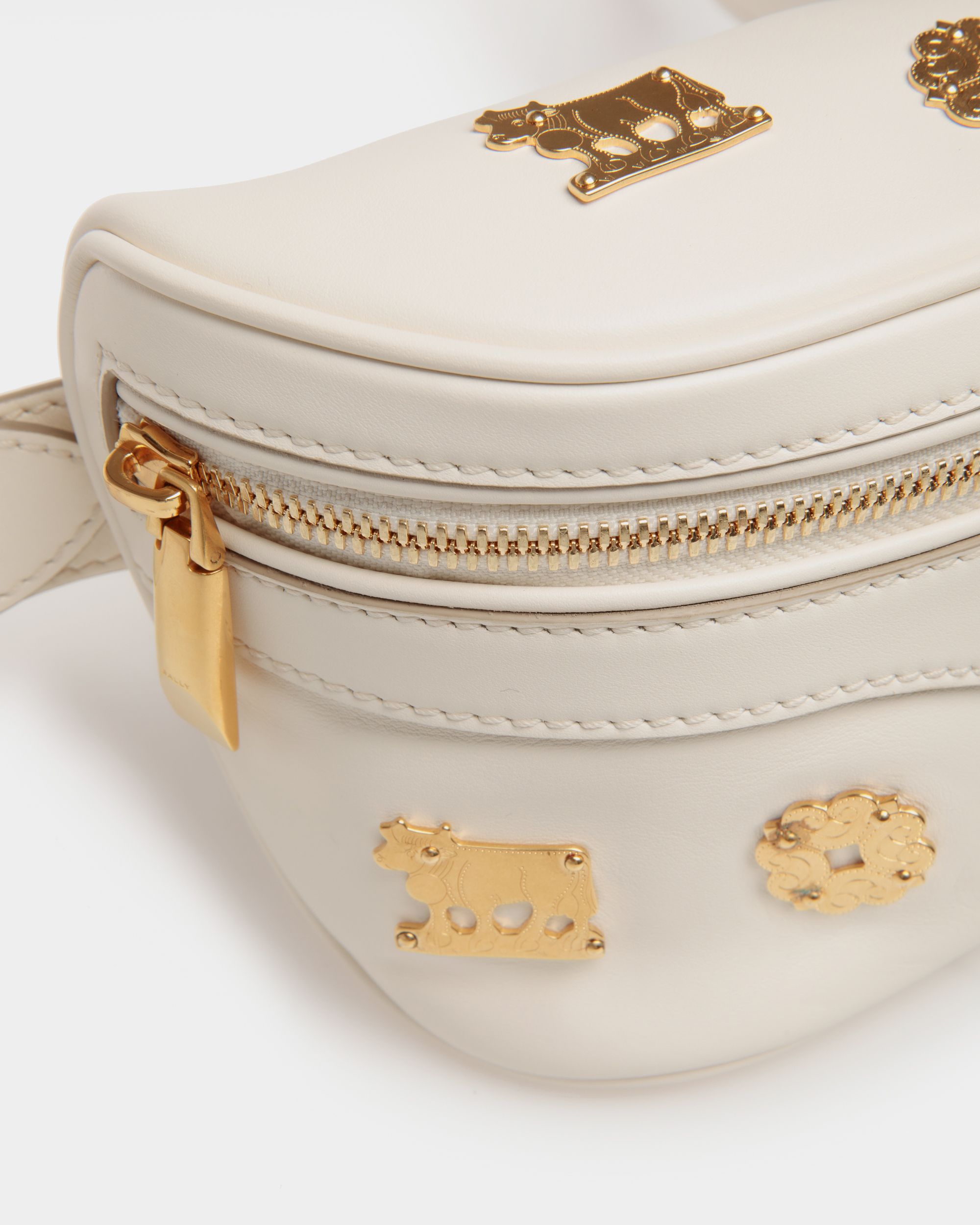 Mountain Gürteltasche Aus Weißem Leder - Damen - Bally - 06