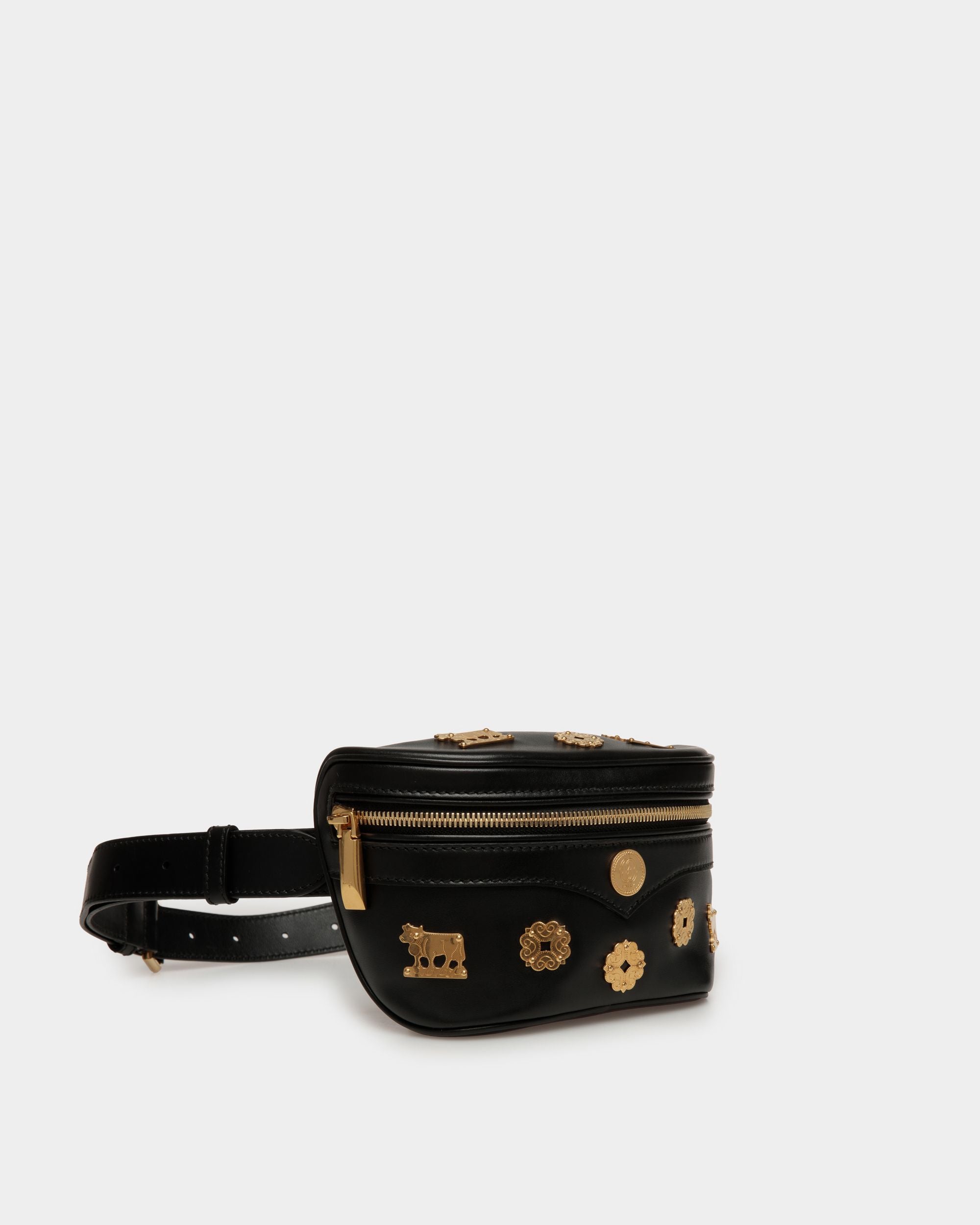 Mountain Gürteltasche Aus Schwarzem Leder - Damen - Bally - 04
