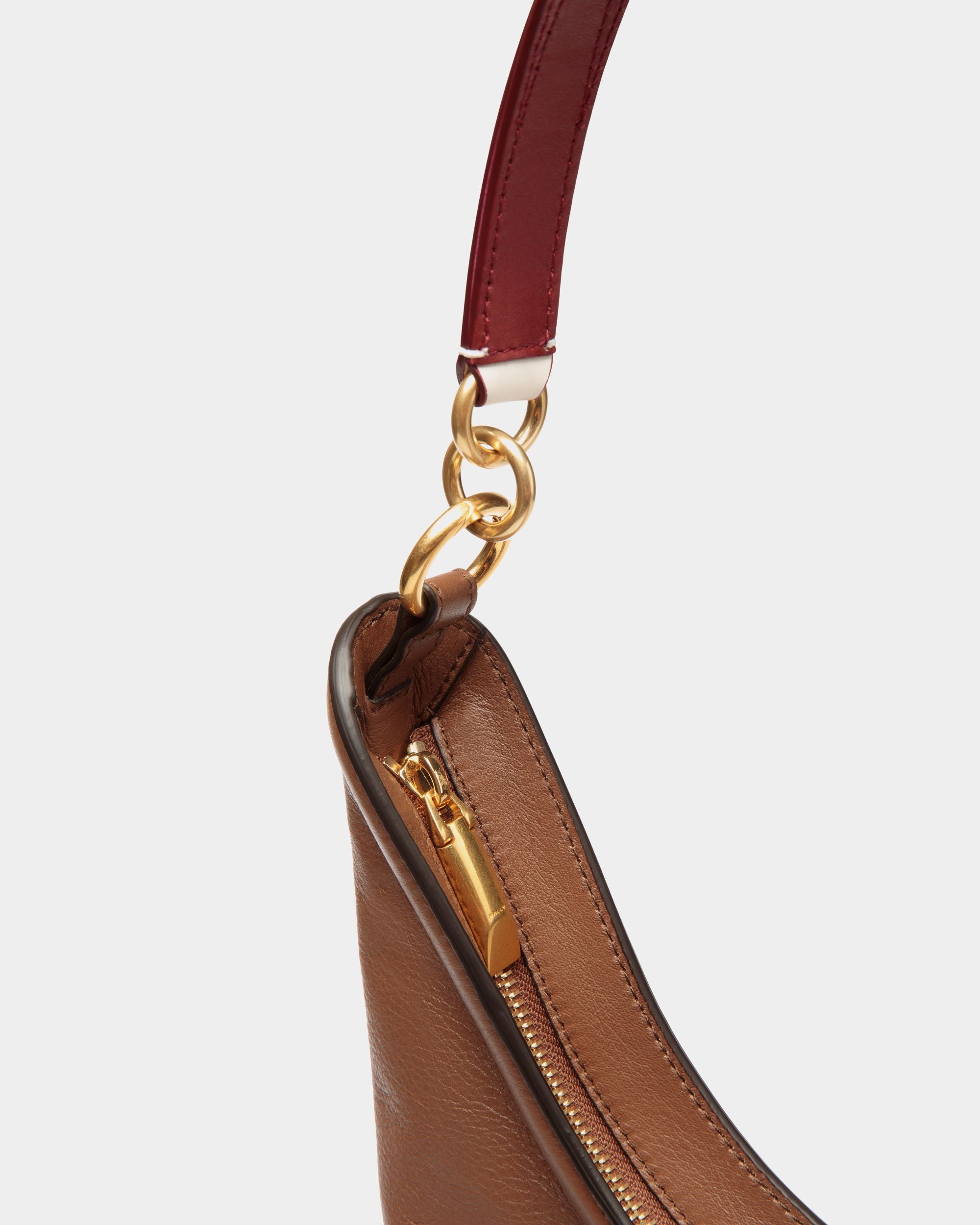 Code Hobo Bag In Brown Leather - Women's - Bally - 06