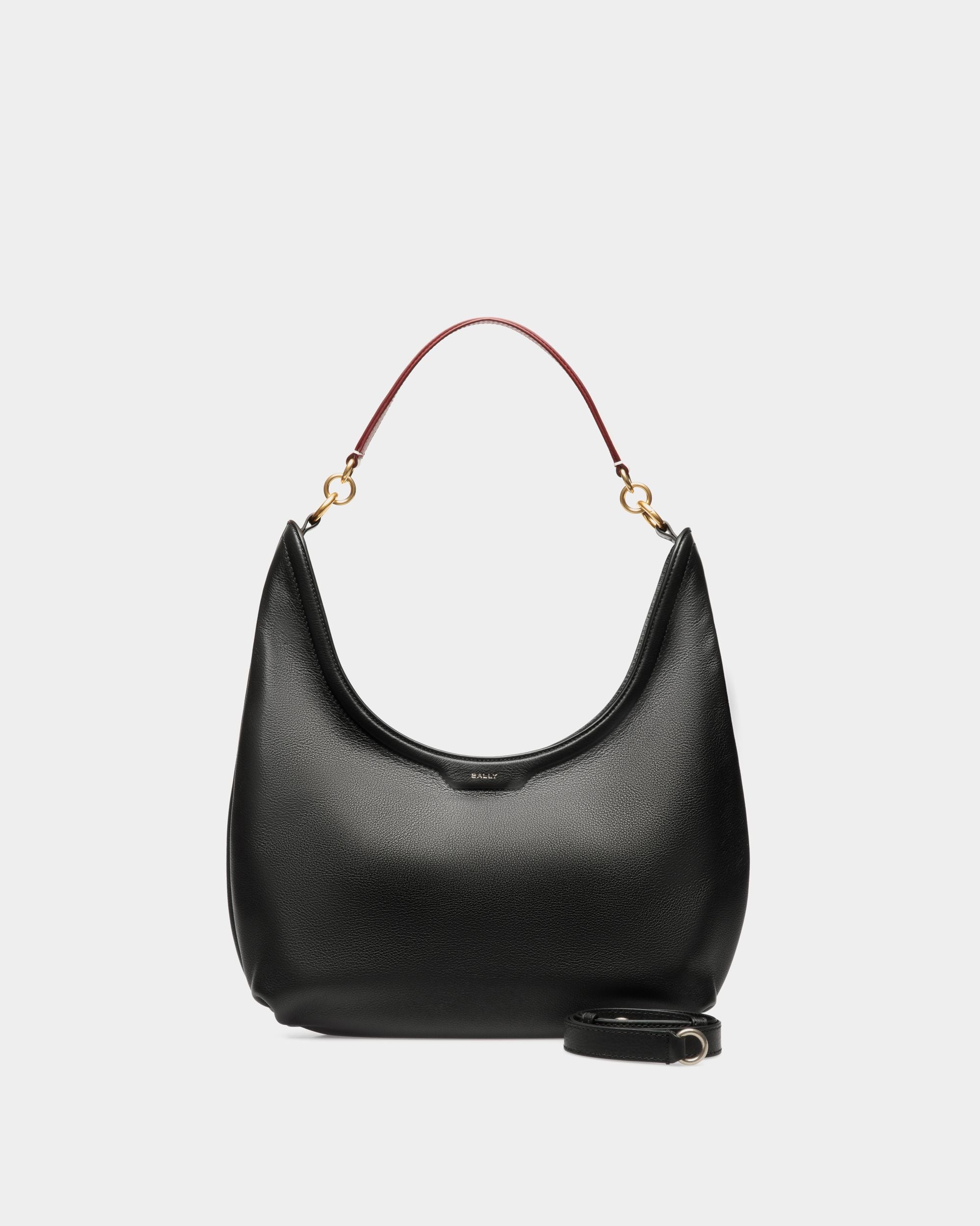 Sac Fourre-Tout Code En Cuir Noir - Femme - Bally - 01
