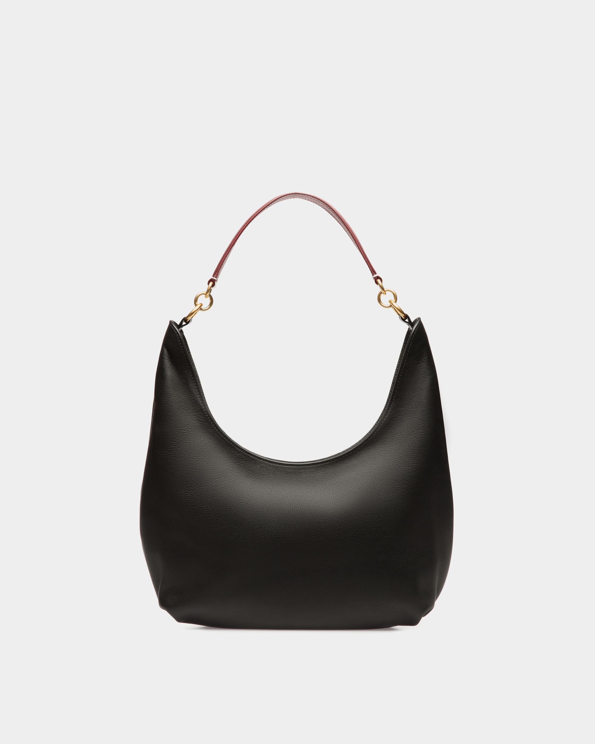 Code Hobo-Tasche Aus Leder In Schwarz - Women's - Bally - 03