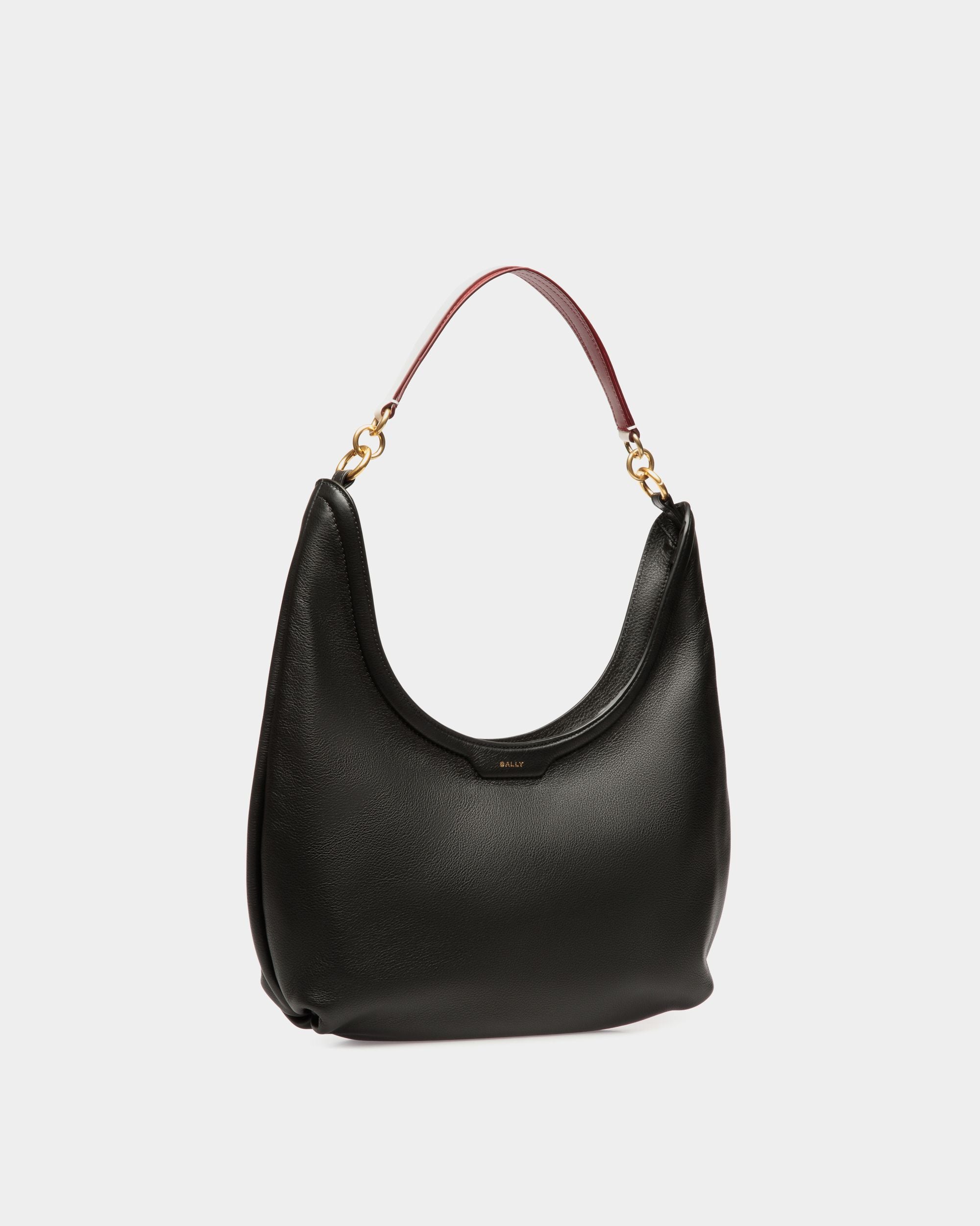 Sac Fourre-Tout Code En Cuir Noir - Femme - Bally - 04