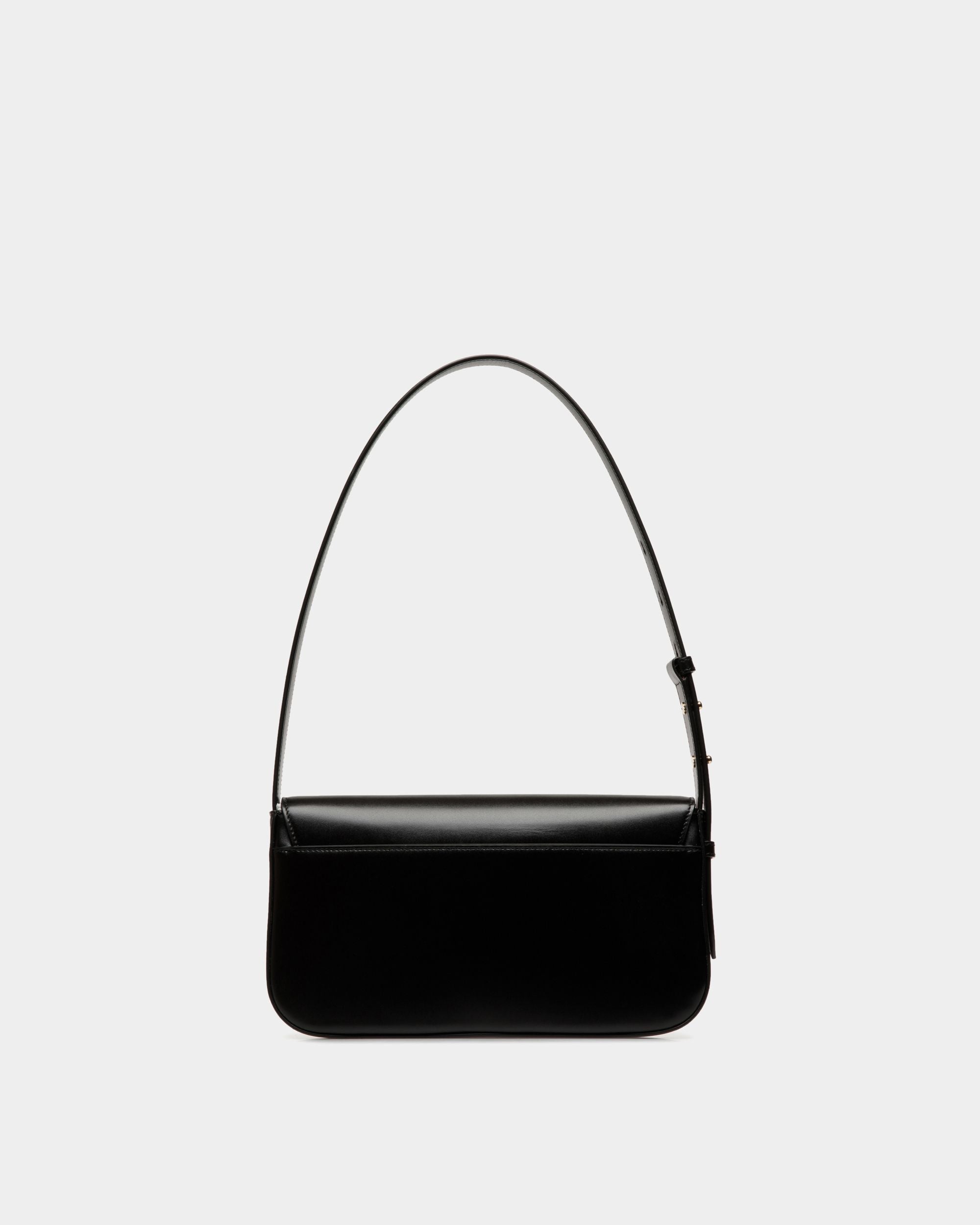 Ollam Small Shoulder Bag in Black Leather - Women's - Bally - 03