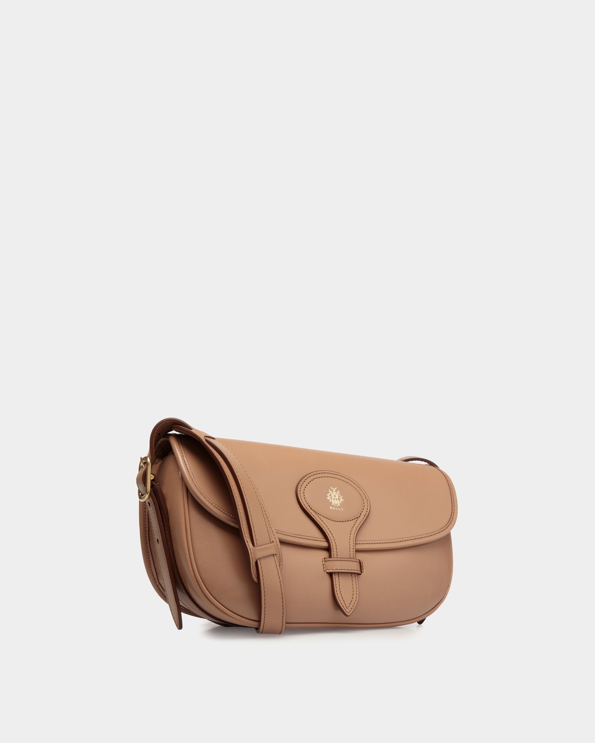 Beckett Umhängetasche Aus Leder In Praline Beige - Donna - Bally - 04