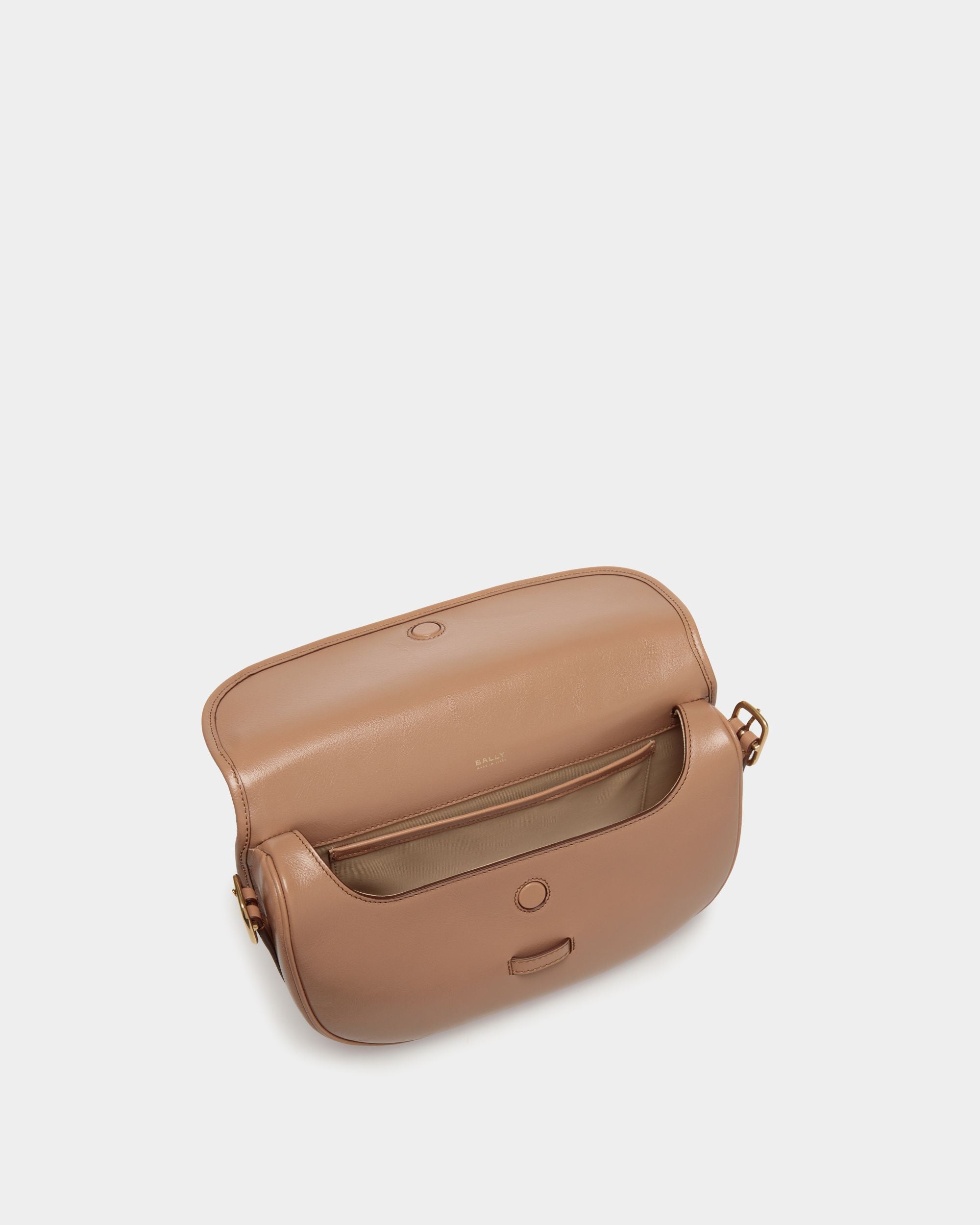 Beckett Umhängetasche Aus Leder In Praline Beige - Donna - Bally - 05