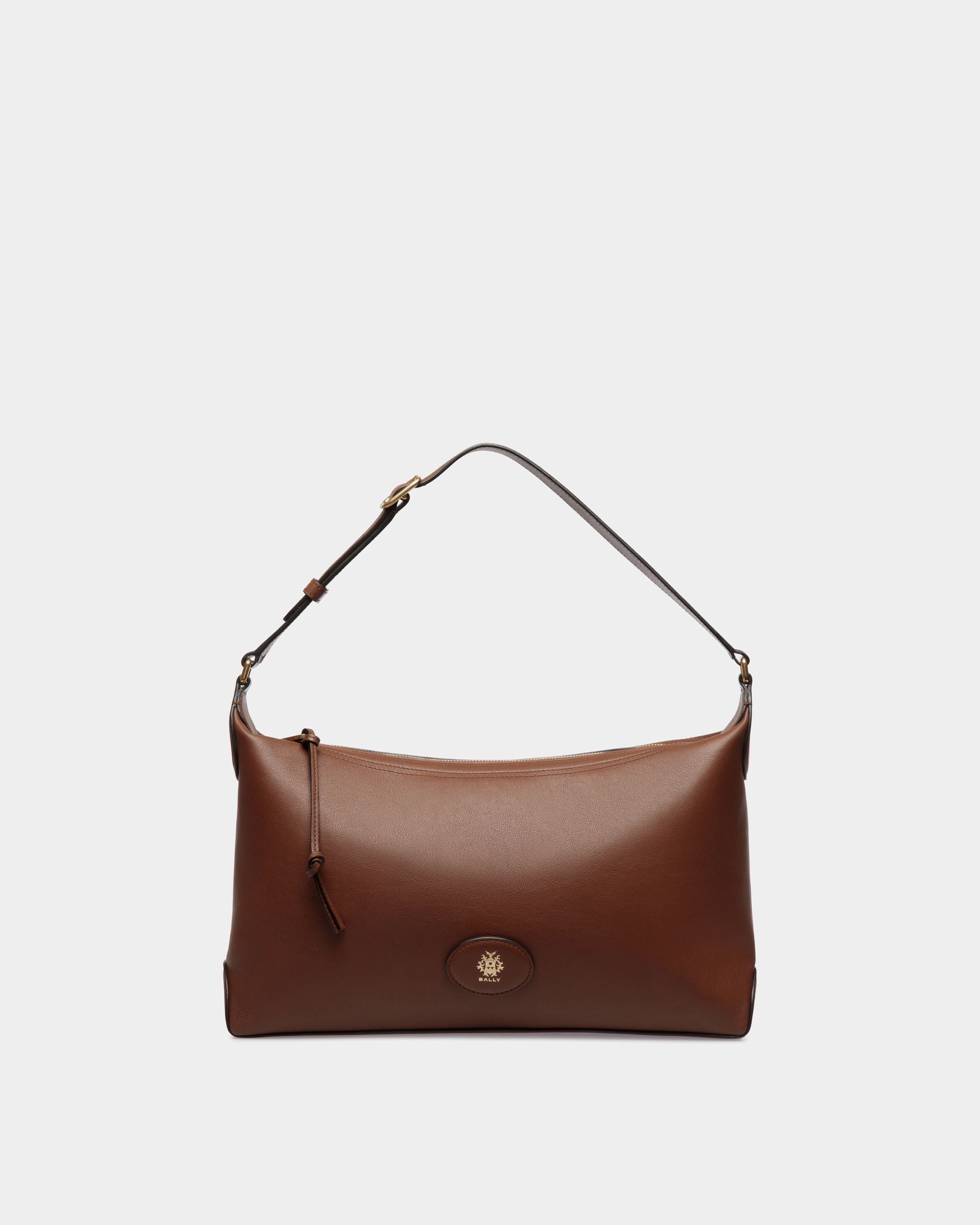 Queen Hobo-Tasche Lune Aus Leder In Braun - Donna - Bally - 01