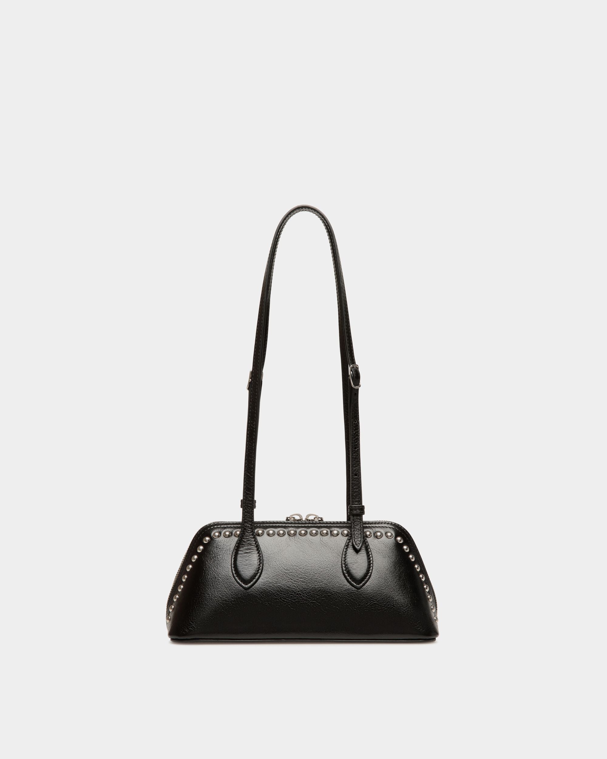 Minisac Ray En Cuir Noir Avec Clous - Femme - Bally - 03