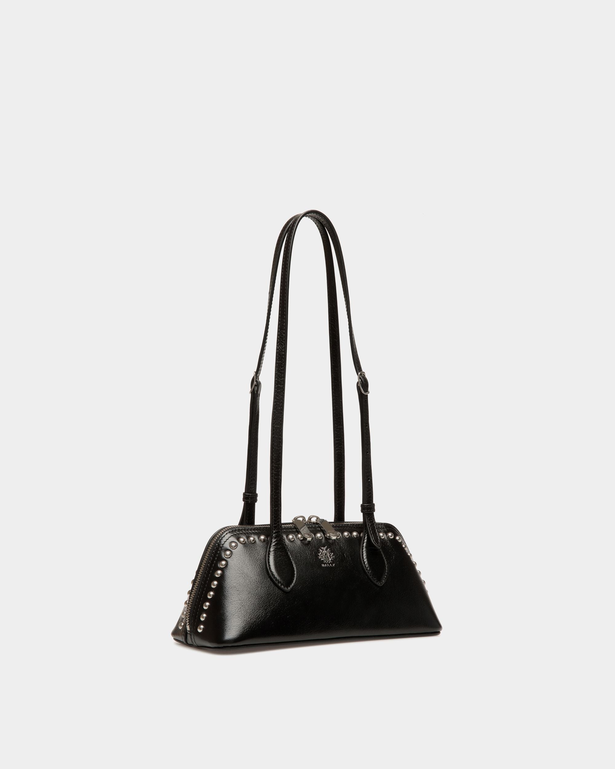 Minisac Ray En Cuir Noir Avec Clous - Femme - Bally - 04