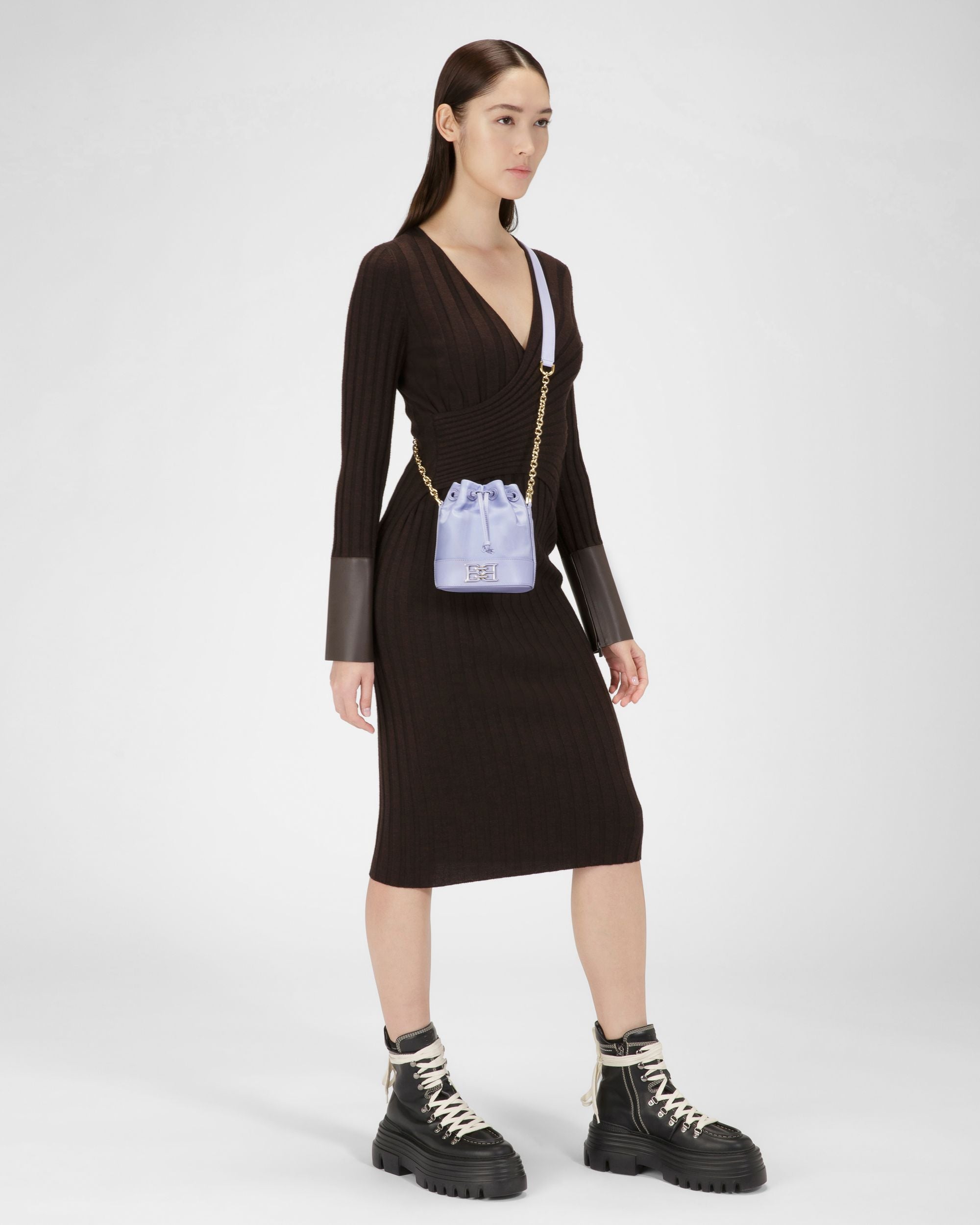 Eoh Small Sac Seau En Nylon Violet - Femme - Bally - 07