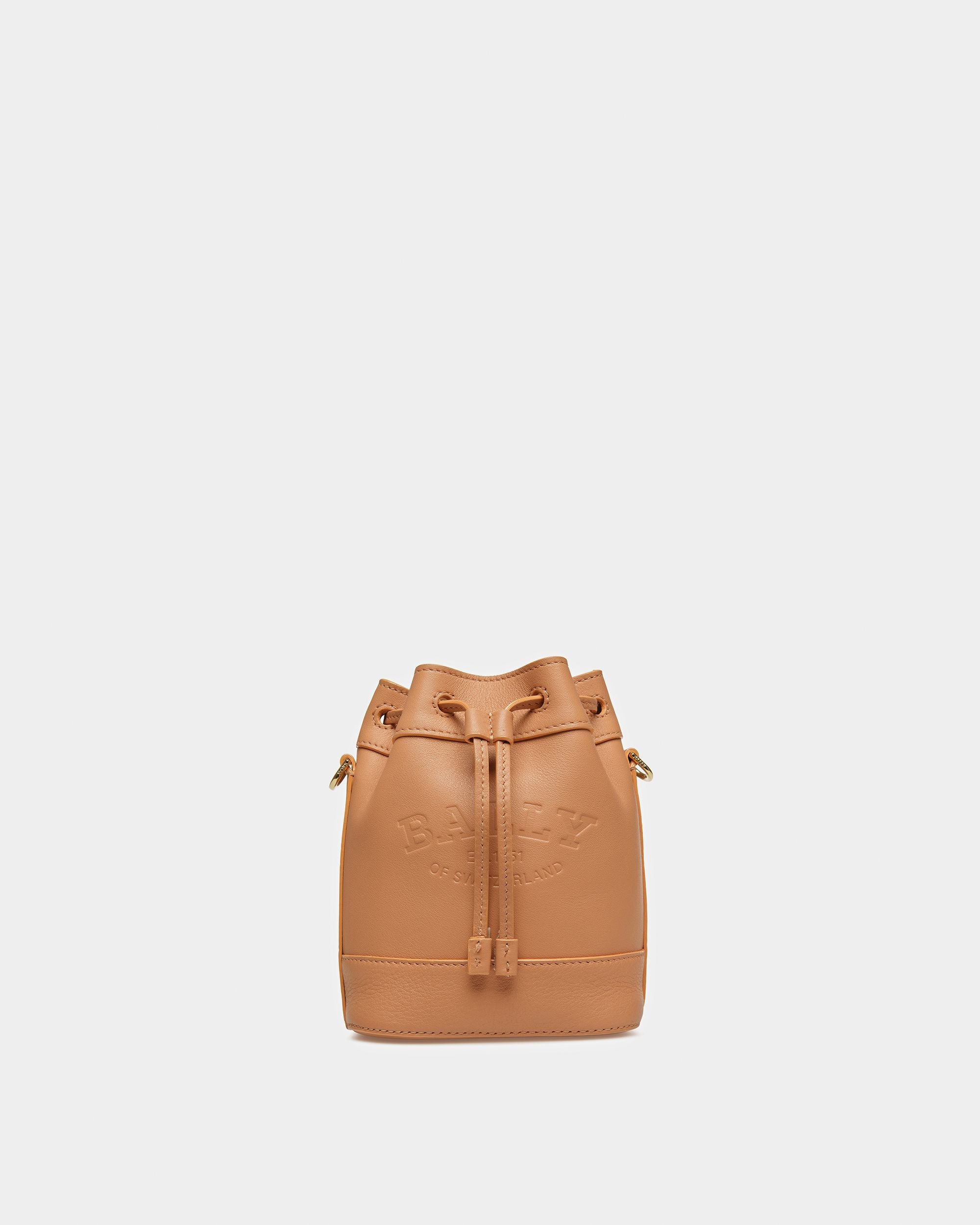 Cleoh Xs Beuteltasche Aus Leder In Pfirsich - Damen - Bally - 01