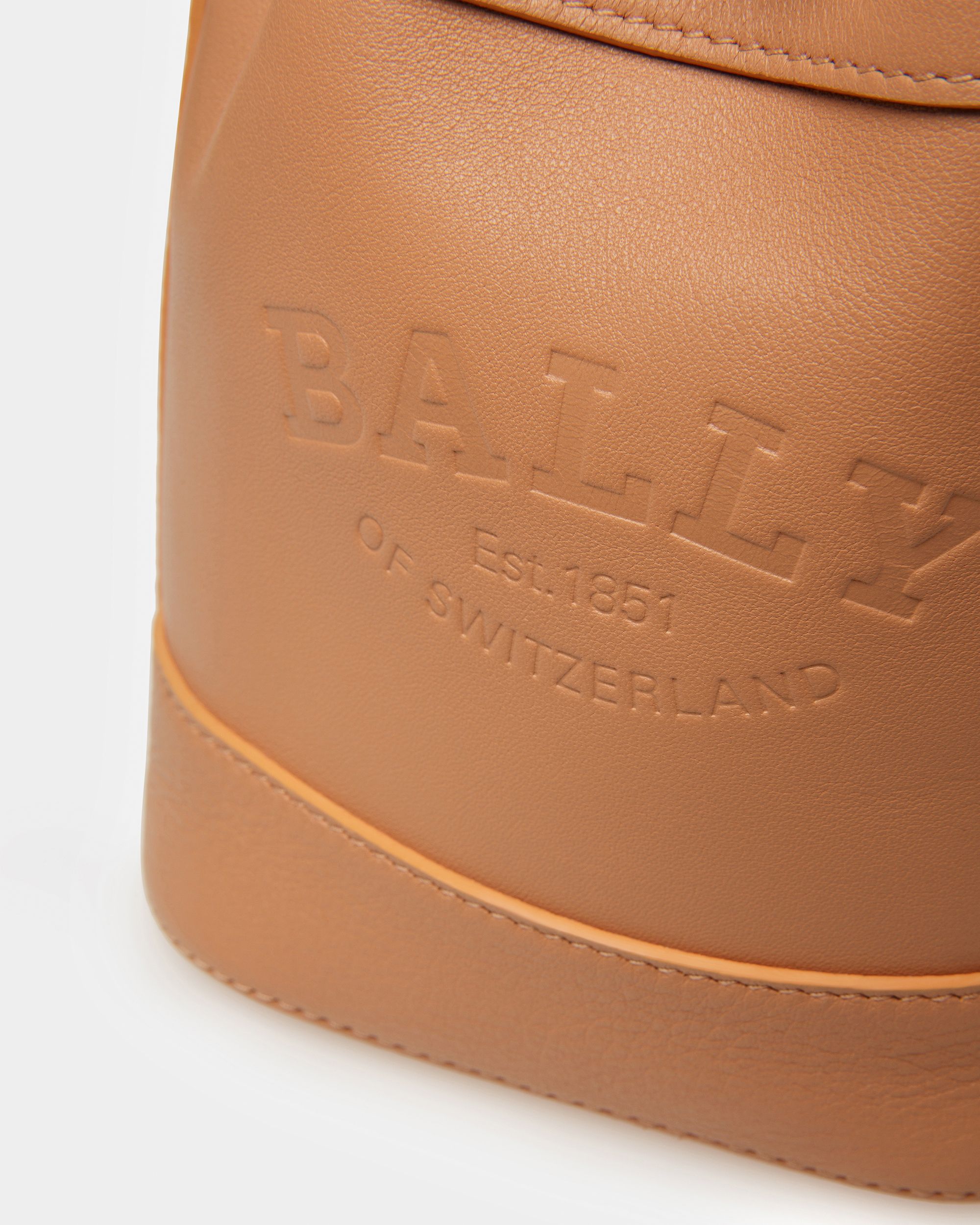 Cleoh Xs Beuteltasche Aus Leder In Pfirsich - Damen - Bally - 04