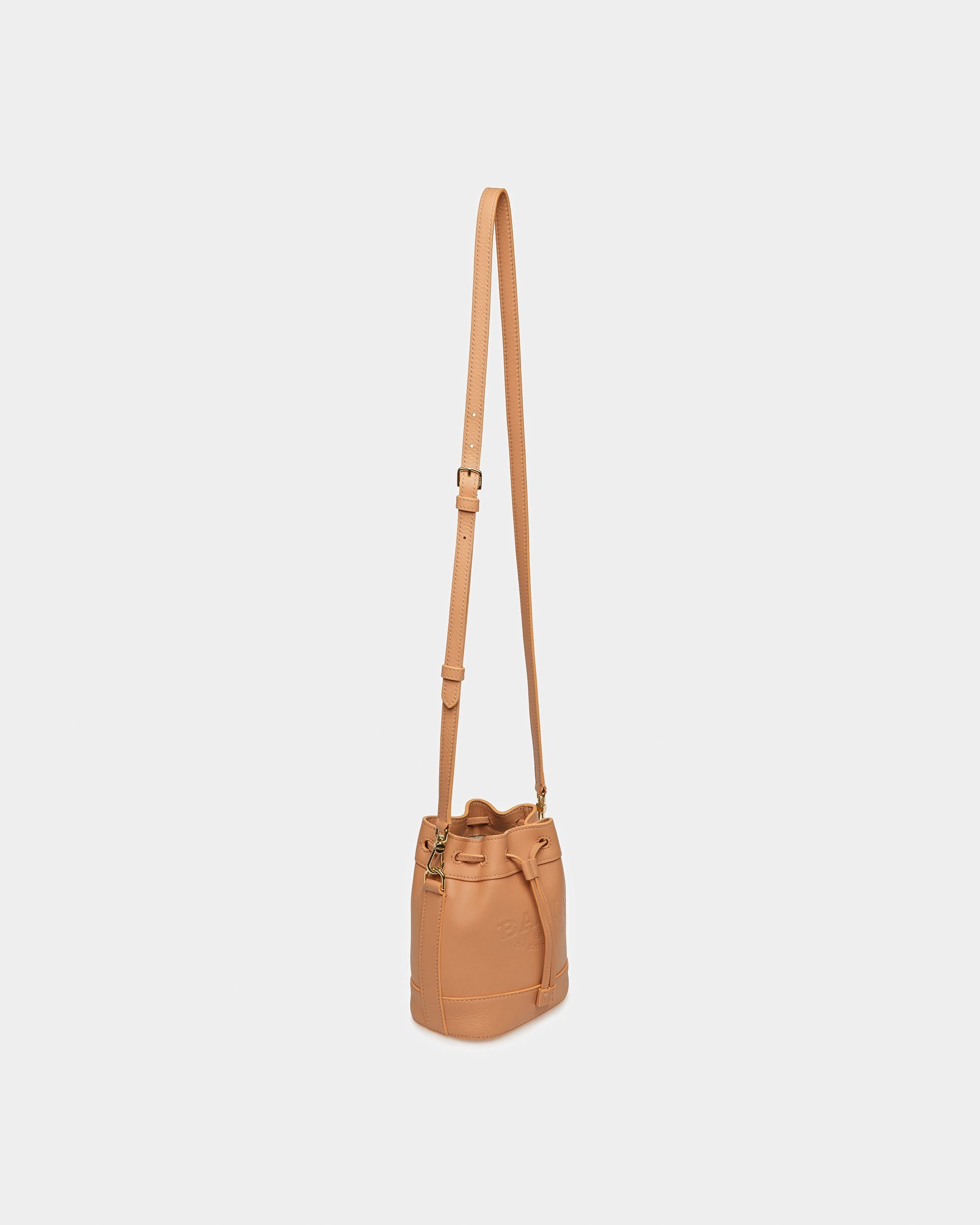 Cleoh Xs Beuteltasche Aus Leder In Pfirsich - Damen - Bally - 05