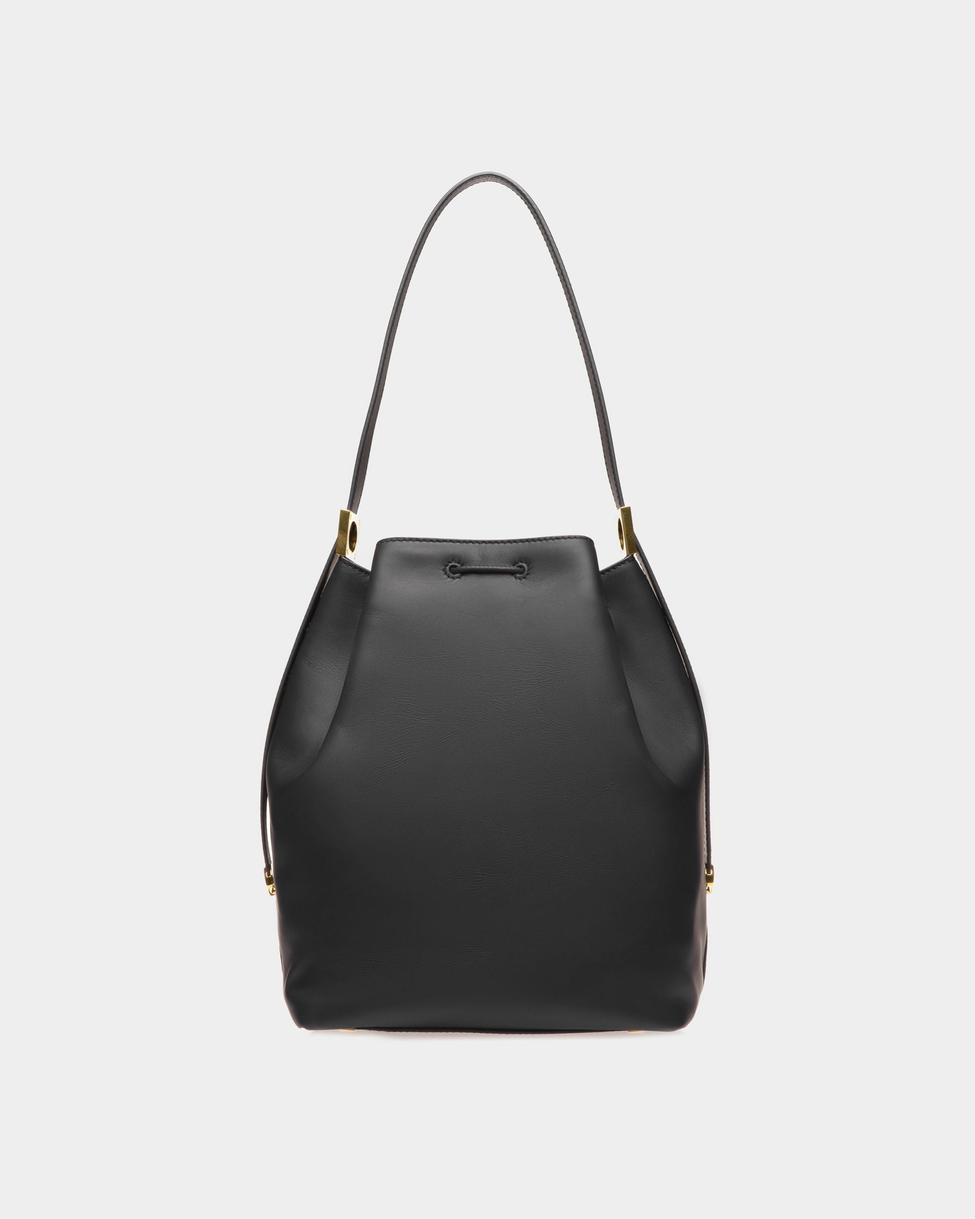 Block Beuteltasche Aus Leder In Schwarz - Damen - Bally - 02