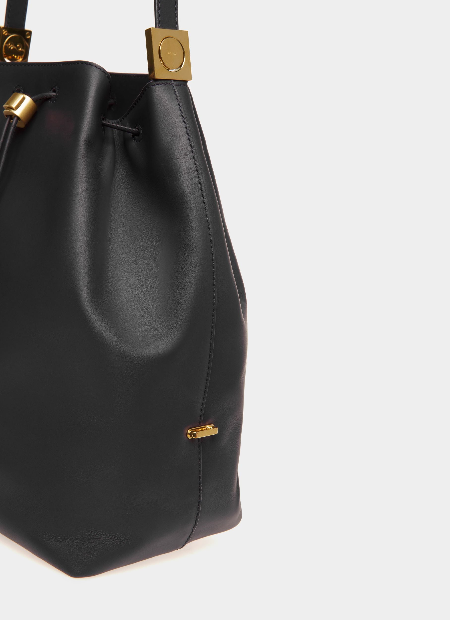 Block Beuteltasche Aus Leder In Schwarz - Damen - Bally - 04