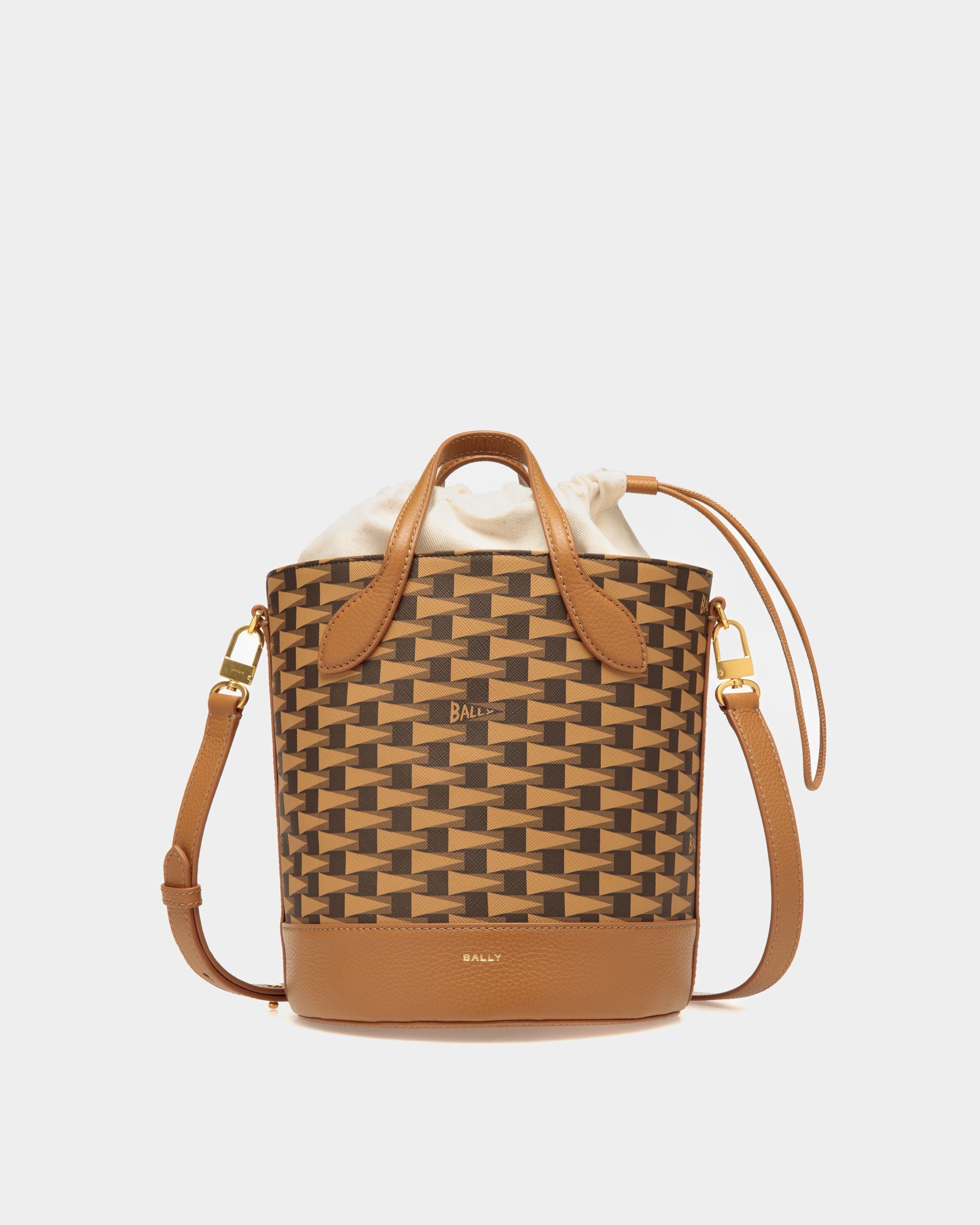 Sac Seau Pennant TPU Couleur Sable - Femme - Bally - 01