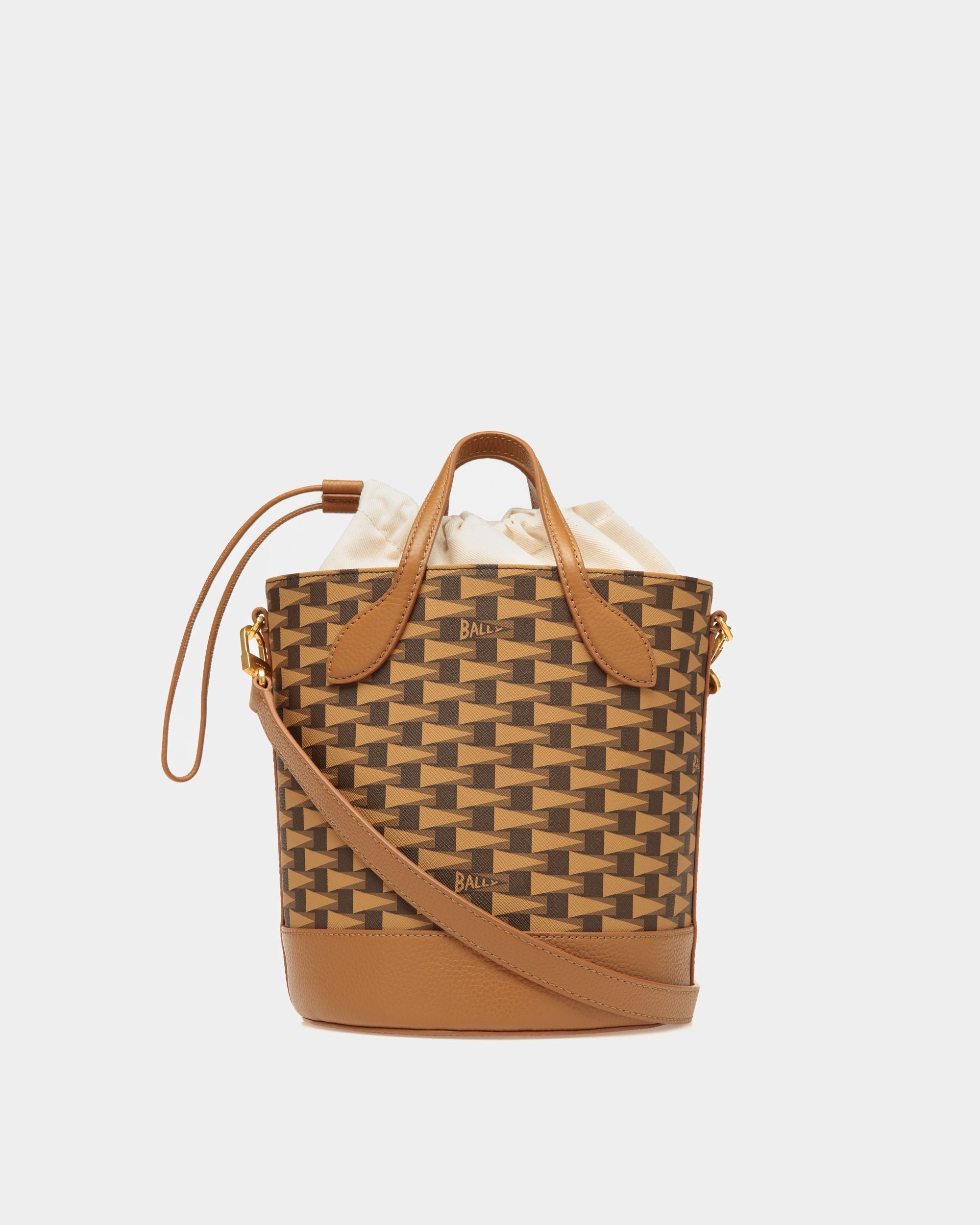 Sac Seau Pennant TPU Couleur Sable - Femme - Bally - 02