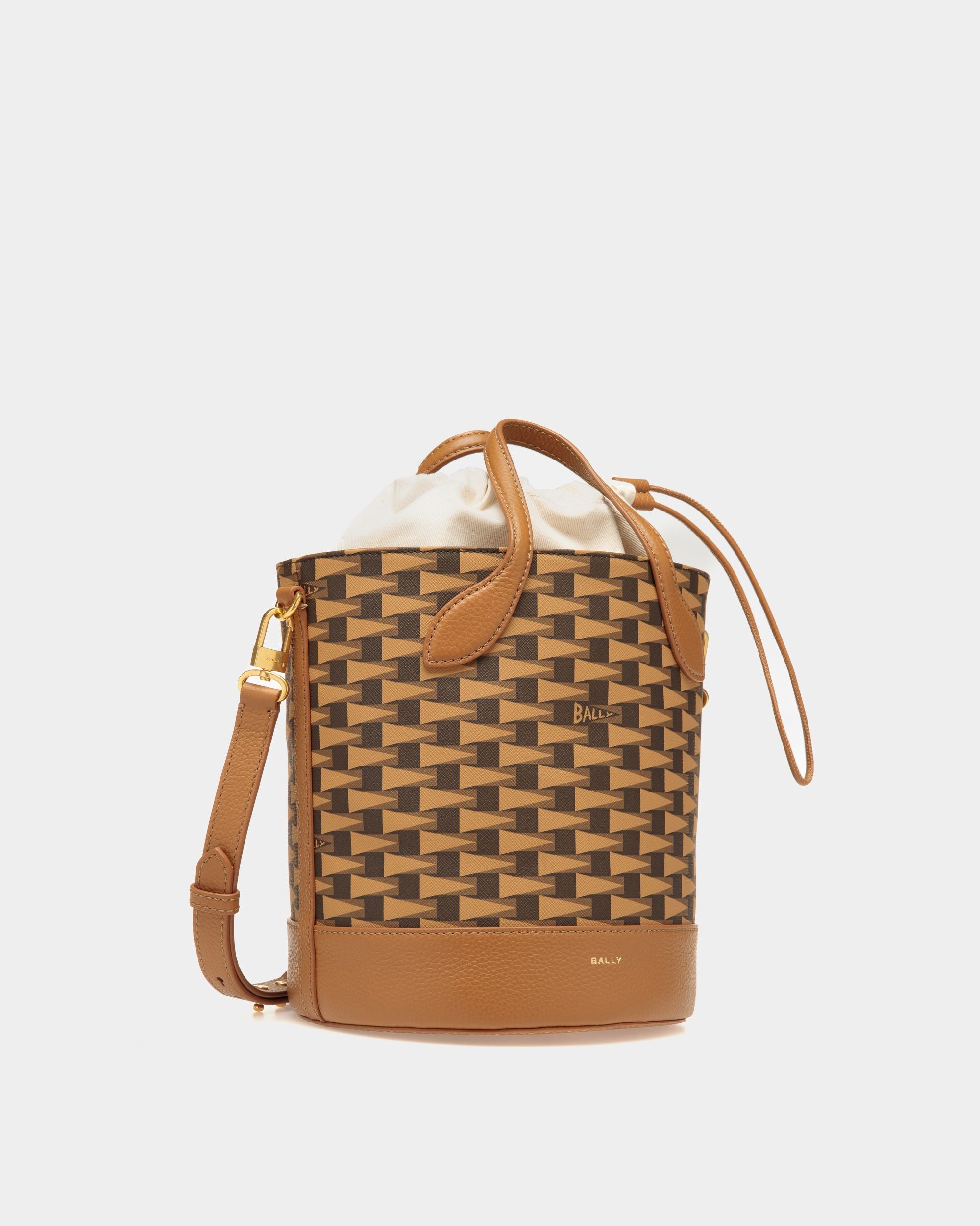 Sac Seau Pennant TPU Couleur Sable - Femme - Bally - 03