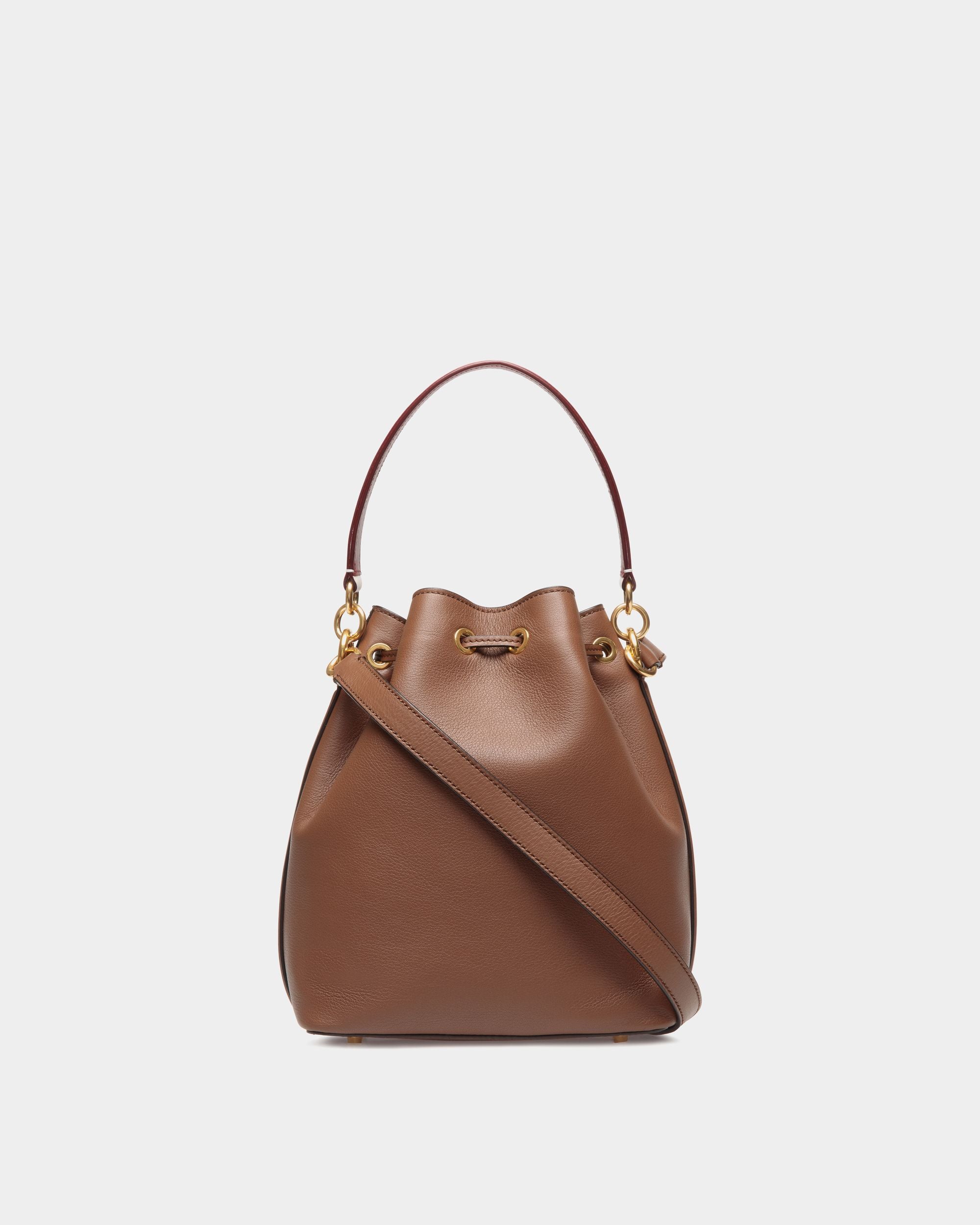 Borsa A Secchiello Code In Pelle Marrone - Donna - Bally - 02