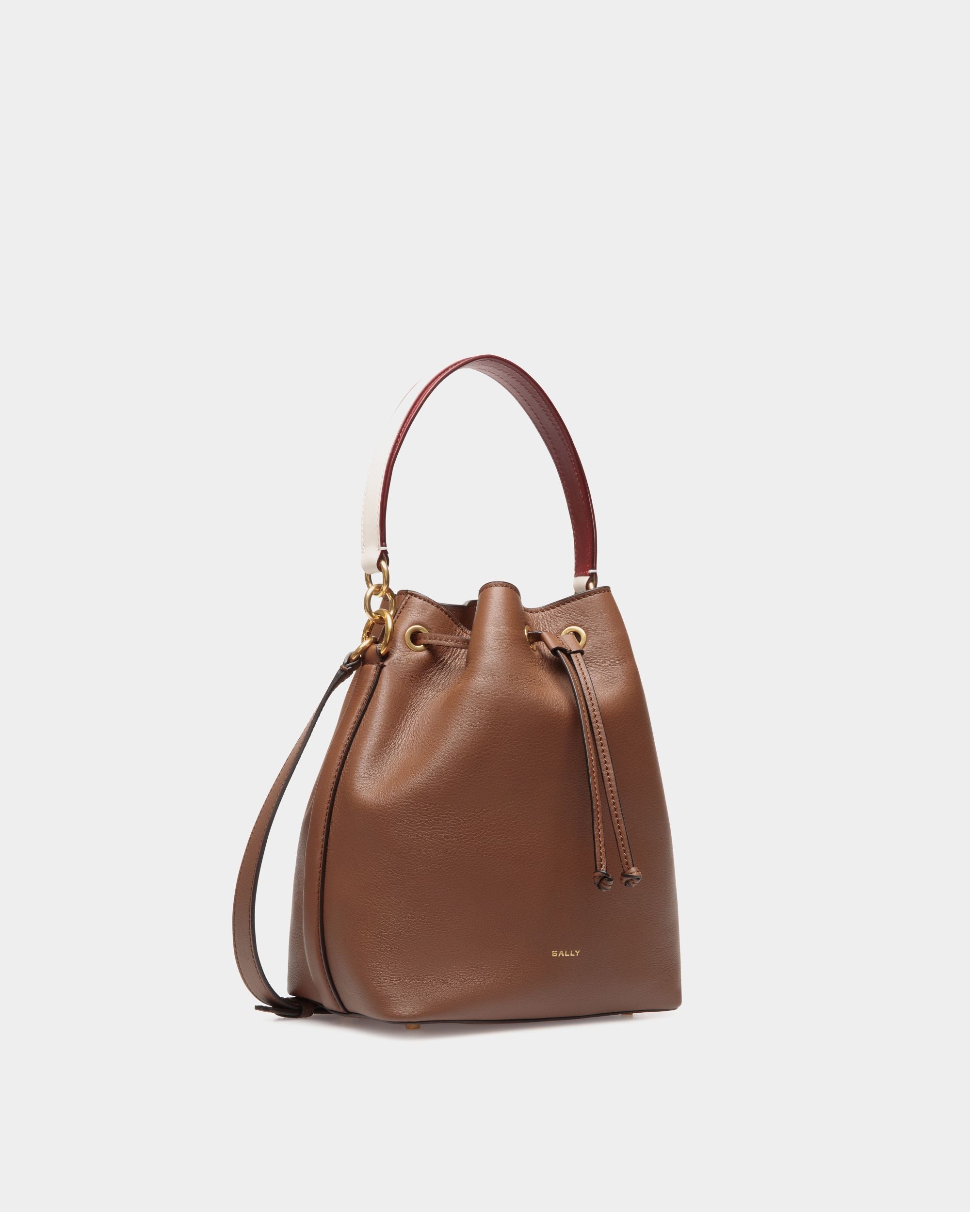 Borsa A Secchiello Code In Pelle Marrone - Donna - Bally - 03